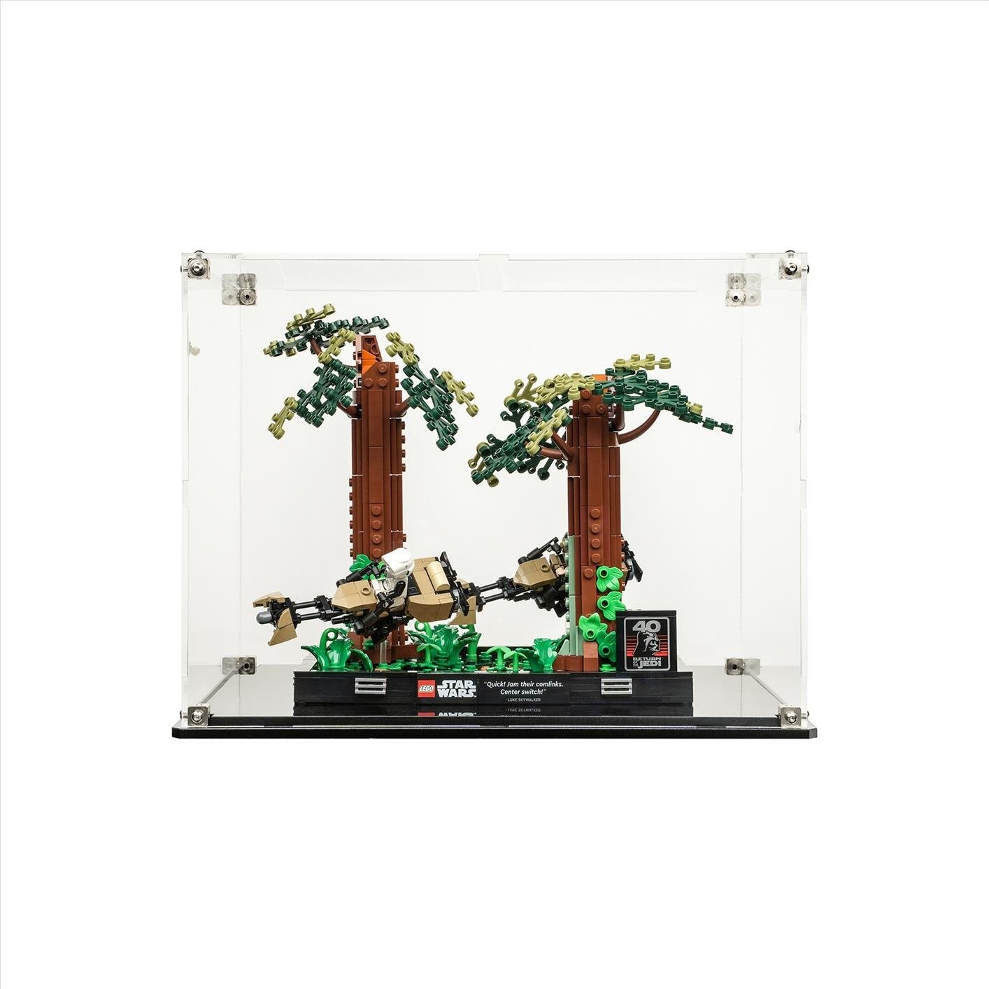 Display Case for LEGO® Star Wars: Endor™ Speeder Chase Diorama (75353)