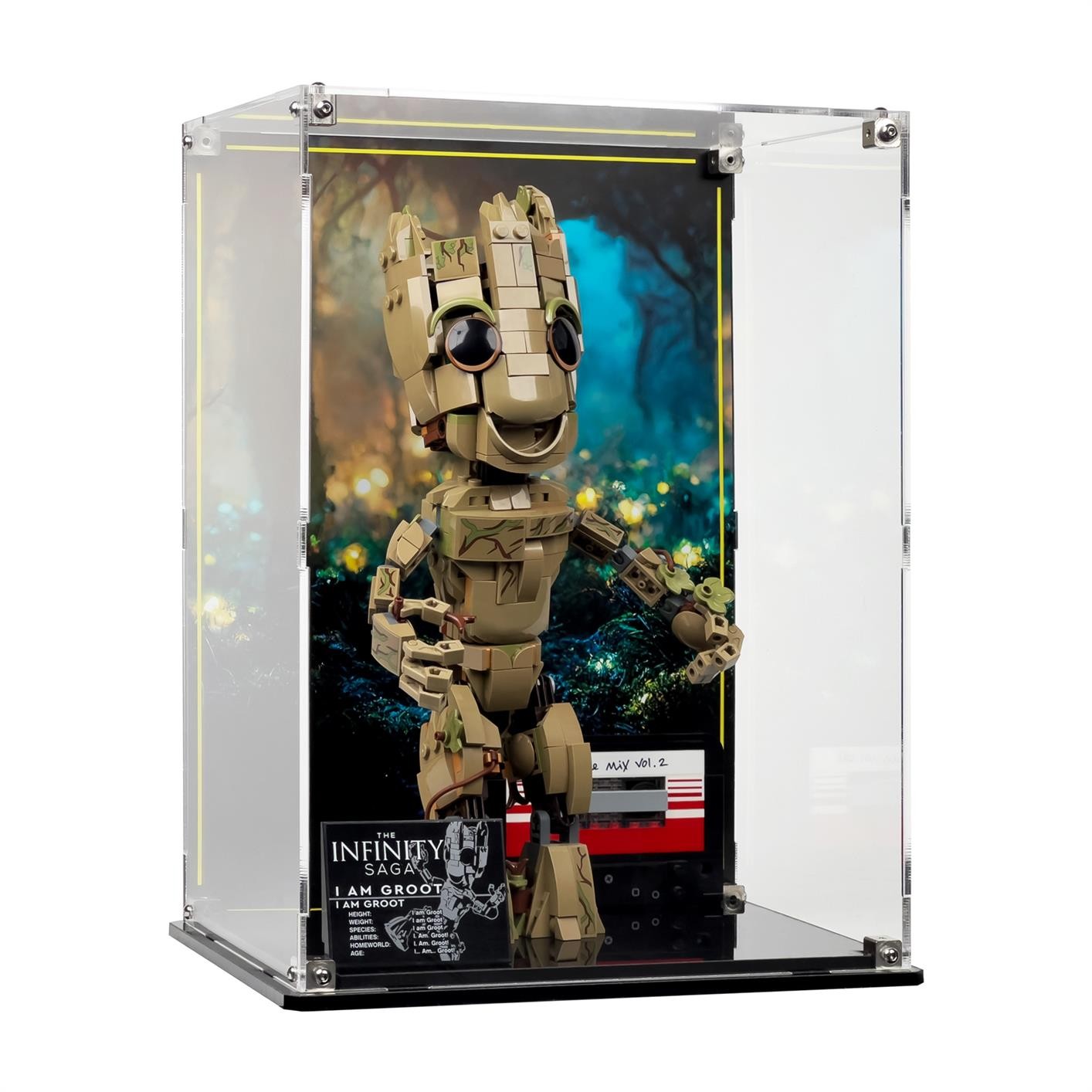 LEGO® Marvel: I am Groot (76217) için Sergileme Vitrini