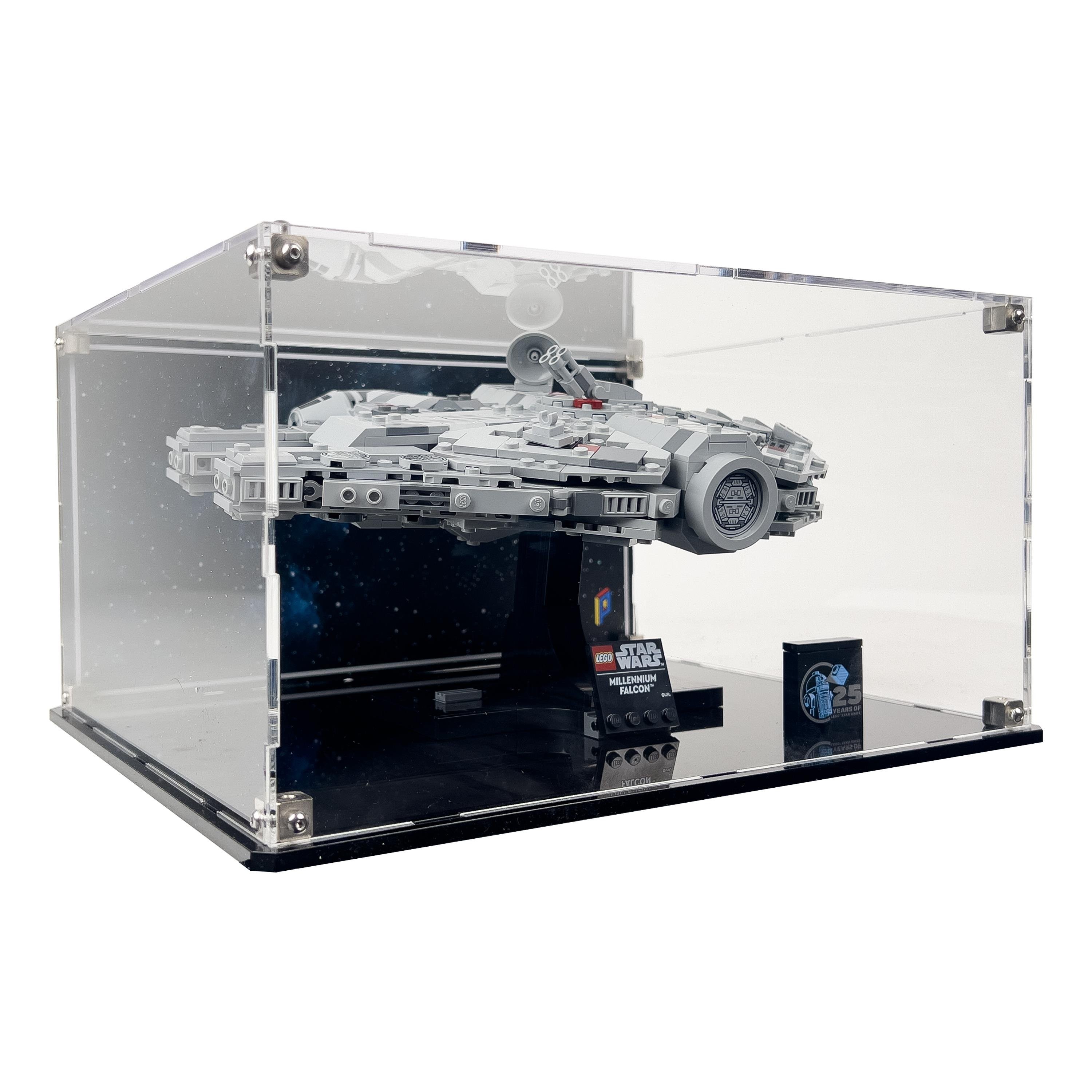 Display Case for LEGO® Star Wars™ 25th Year Midi Scale Millennium Falcon (75375)