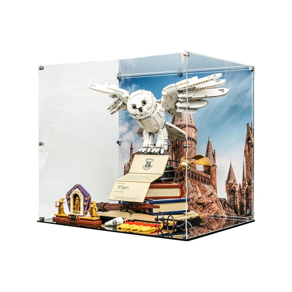 LEGO® Harry Potter: Hogwarts™ Simgeleri - Koleksiyoncu Versiyonu (76391) için Sergileme Vitrini