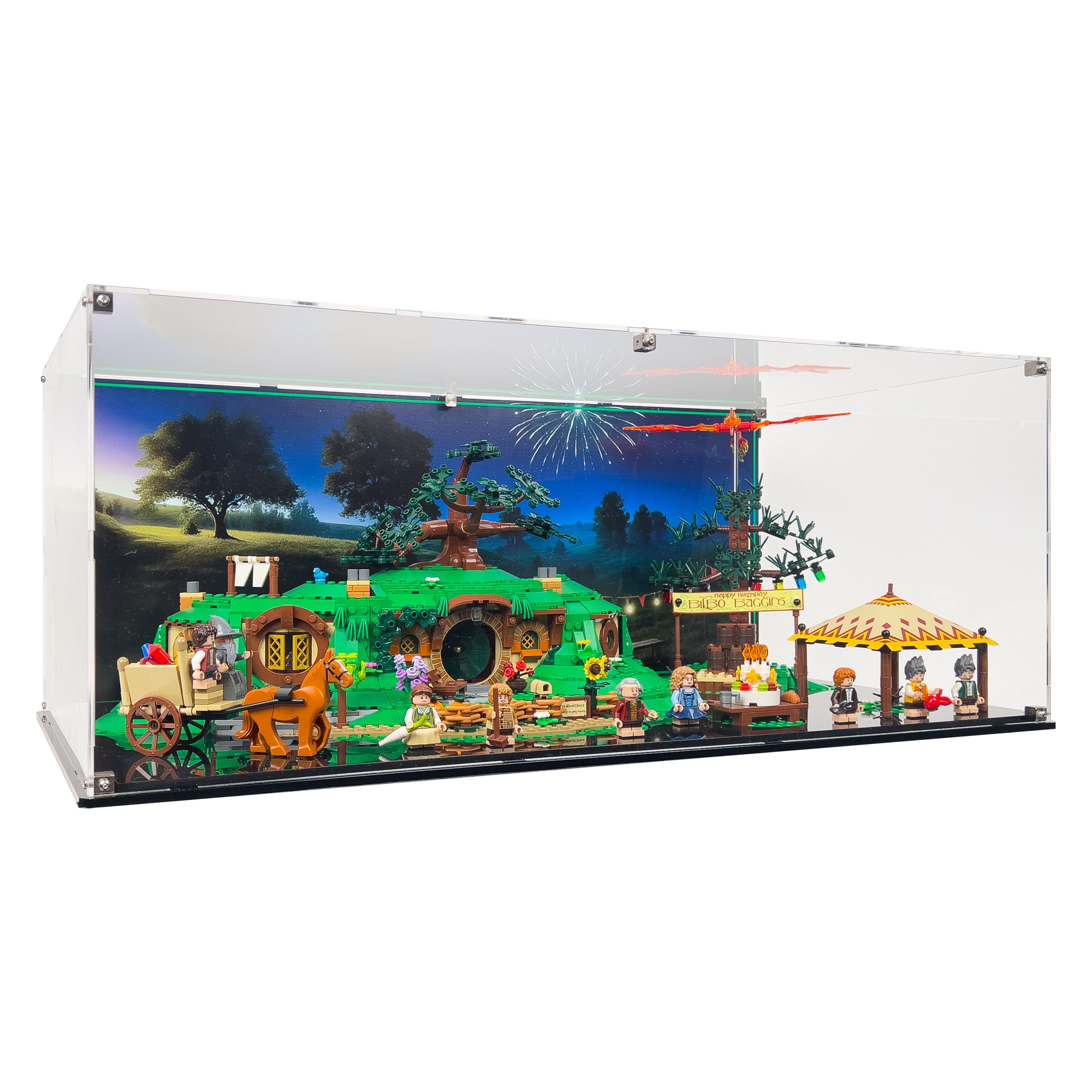 LEGO® Icons: Lord of the Rings® The Shire (10354) için Sergileme Vitrini