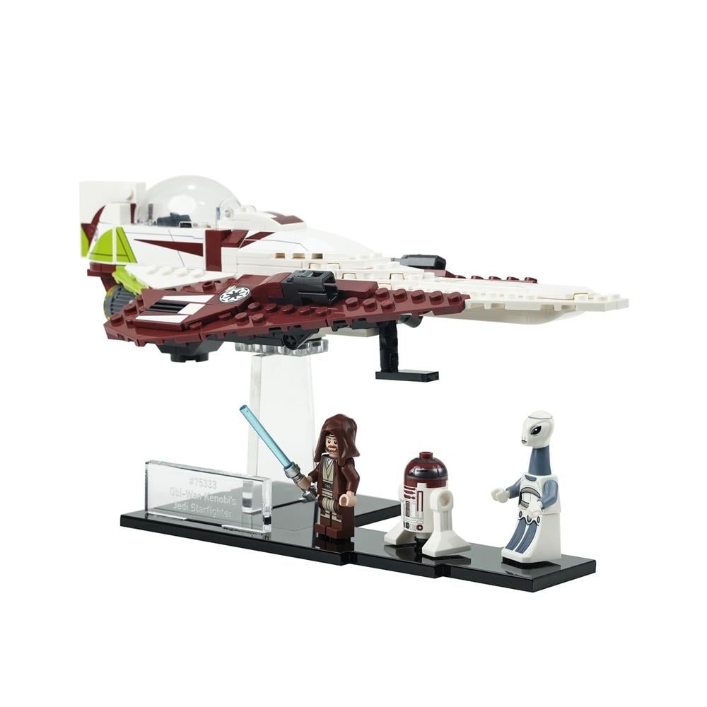 Display Stand for LEGO® Star Wars: Obi-Wan Kenobi's Jedi Starfighter (75333)