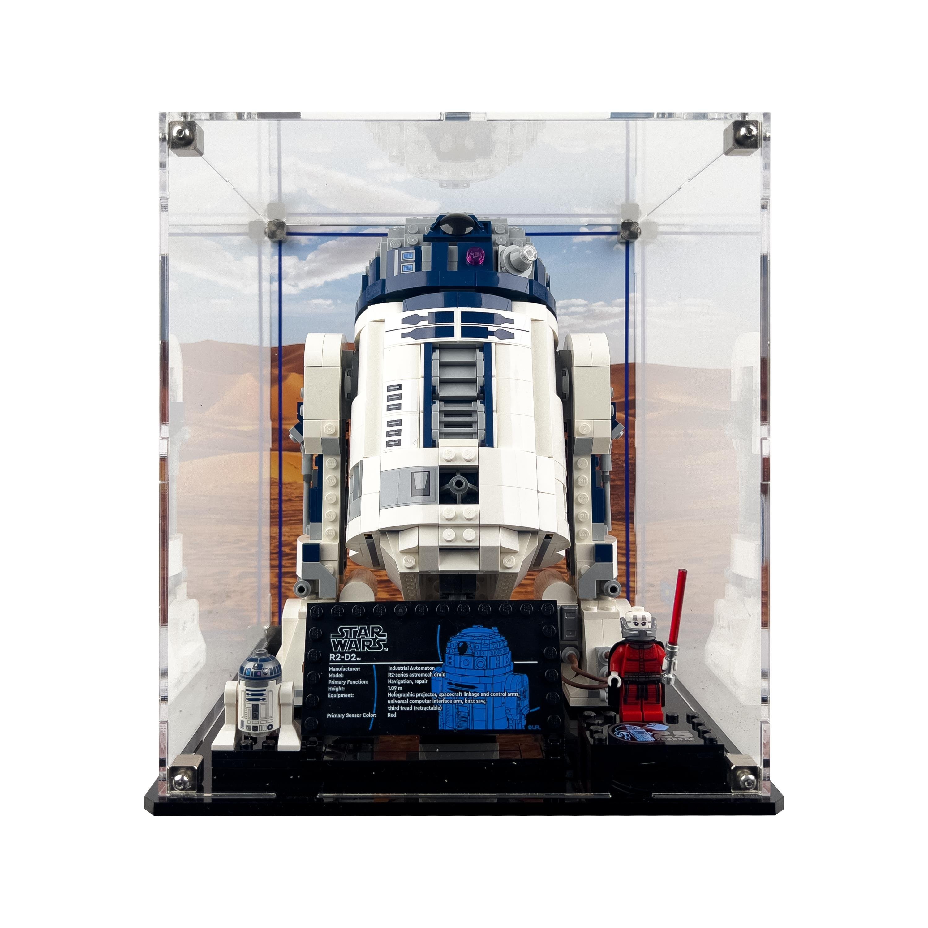 Display Case for LEGO® Star Wars™ 25th Year R2D2 (75379)