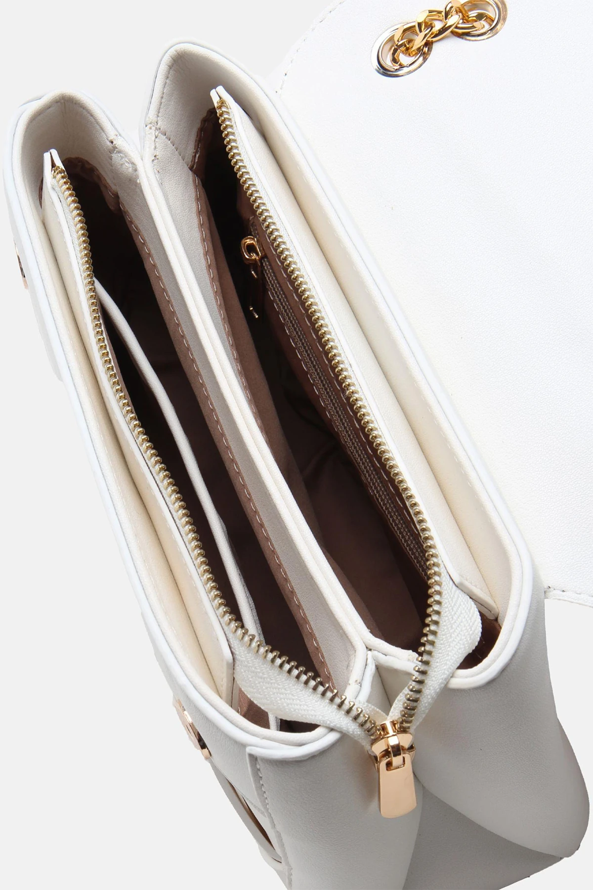 Dört Mevsim Ruven Kadın Omuz Çantası - Beyaz