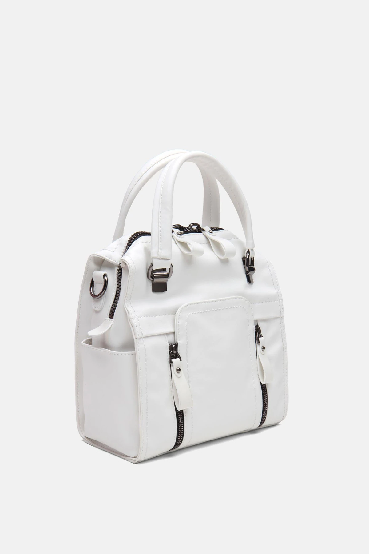 Suni Deri Wendin Kadın El Omuz ve Sırt Çantası