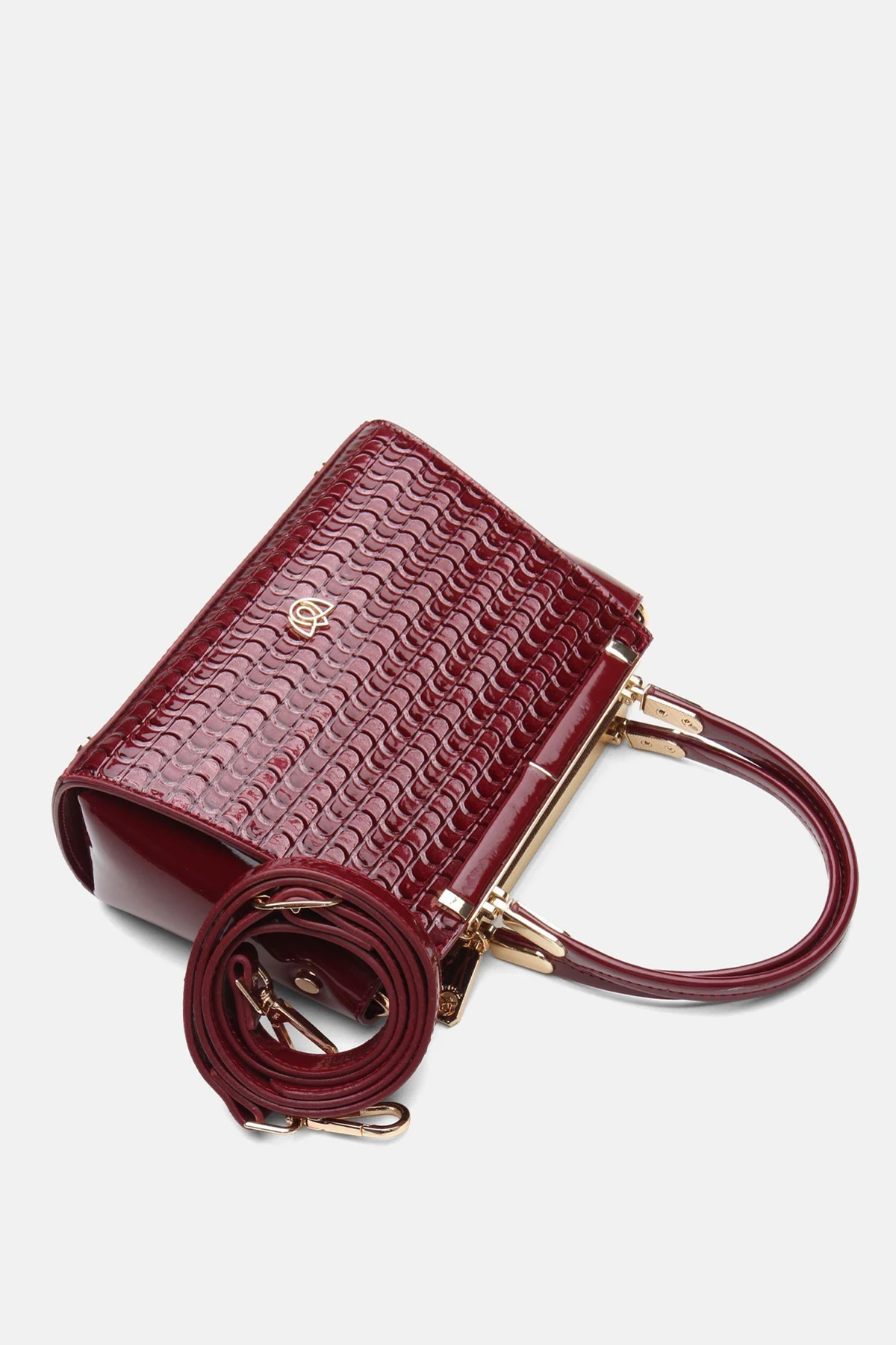 Timsah Desen Rubrisa Kadın El ve Omuz Çantası