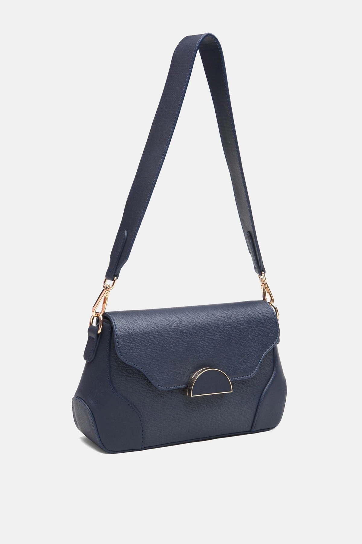 Günlük Kullanım Sienna Kadın Omuz Çantası - Lacivert