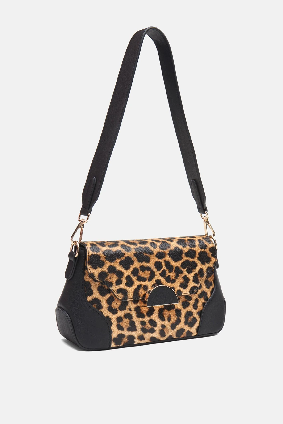 Günlük Kullanım Sienna Kadın Omuz Çantası - Leopar