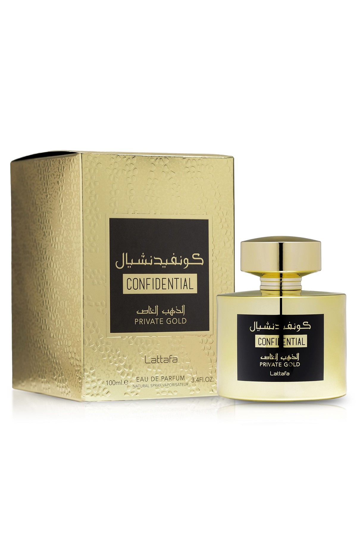 Lattafa Confidential Private Gold EDP 100 ml Unisex Parfüm