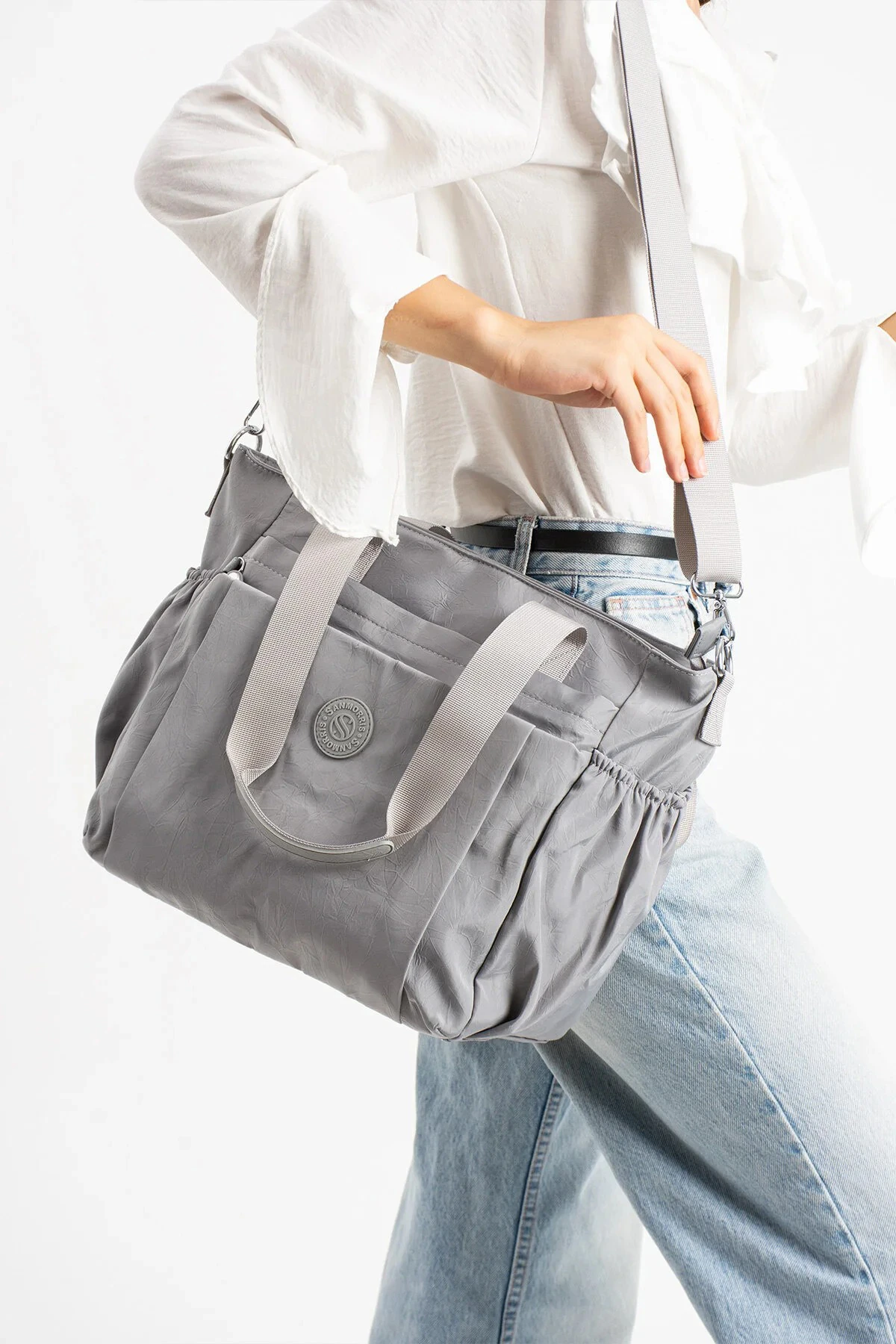 Büyük Boy 4 Bölmeli Suya Dayanıklı Çapraz ve Omuz Askılı Çanta