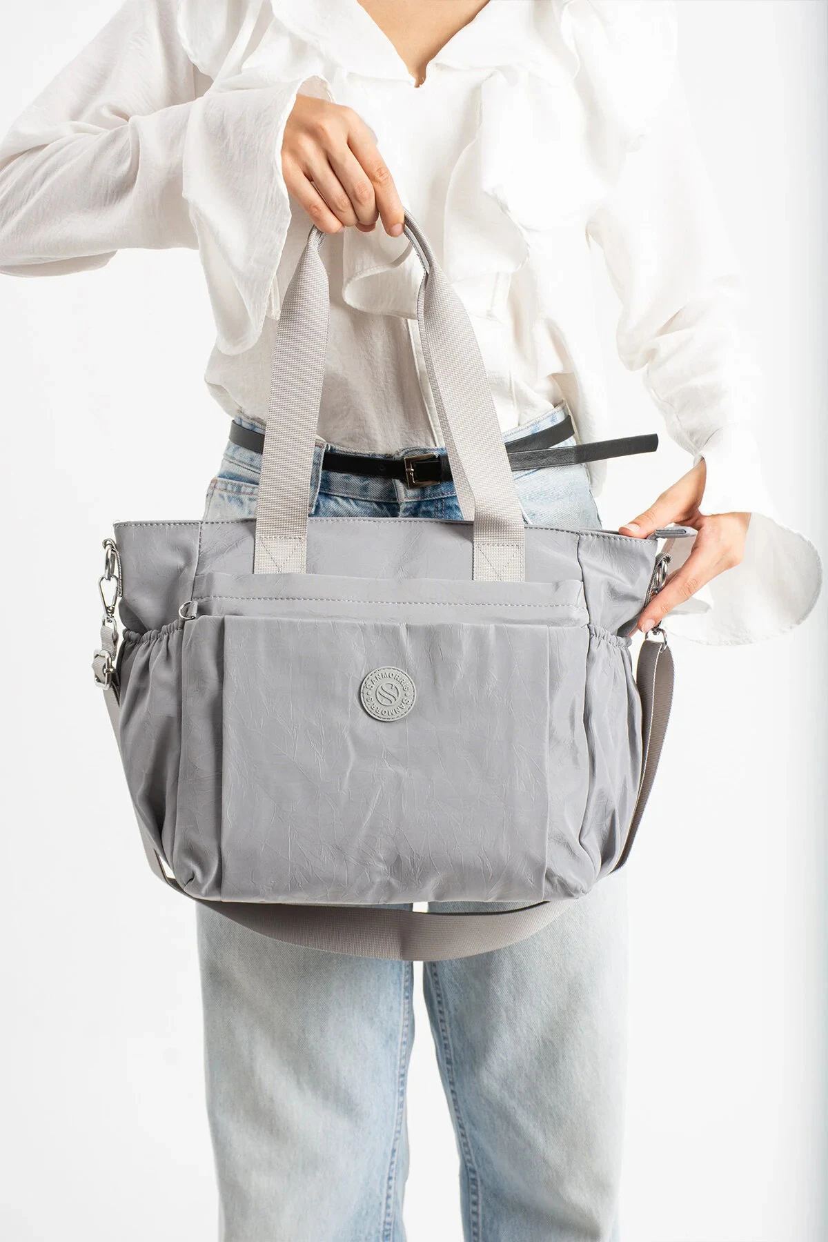 Büyük Boy 4 Bölmeli Suya Dayanıklı Çapraz ve Omuz Askılı Çanta