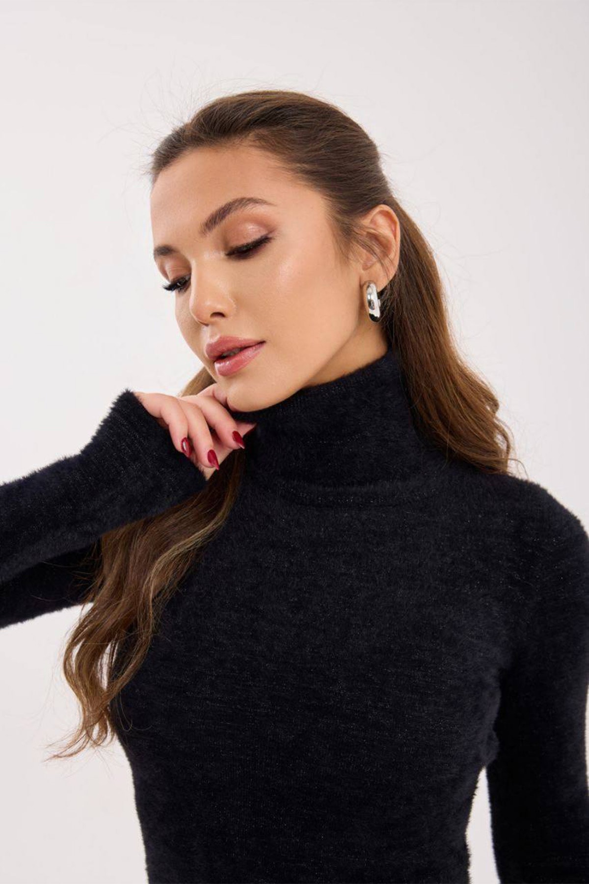 Yumuşak Dokulu Balıkçı Model Triko Kazak