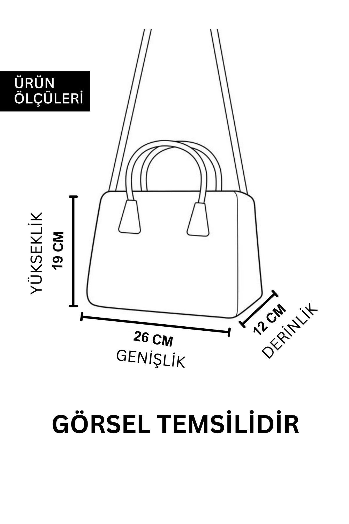 Kol ve Omuz Çantası Birinci Kalite Vegan Deri Çok Bölmeli Ardis Çanta