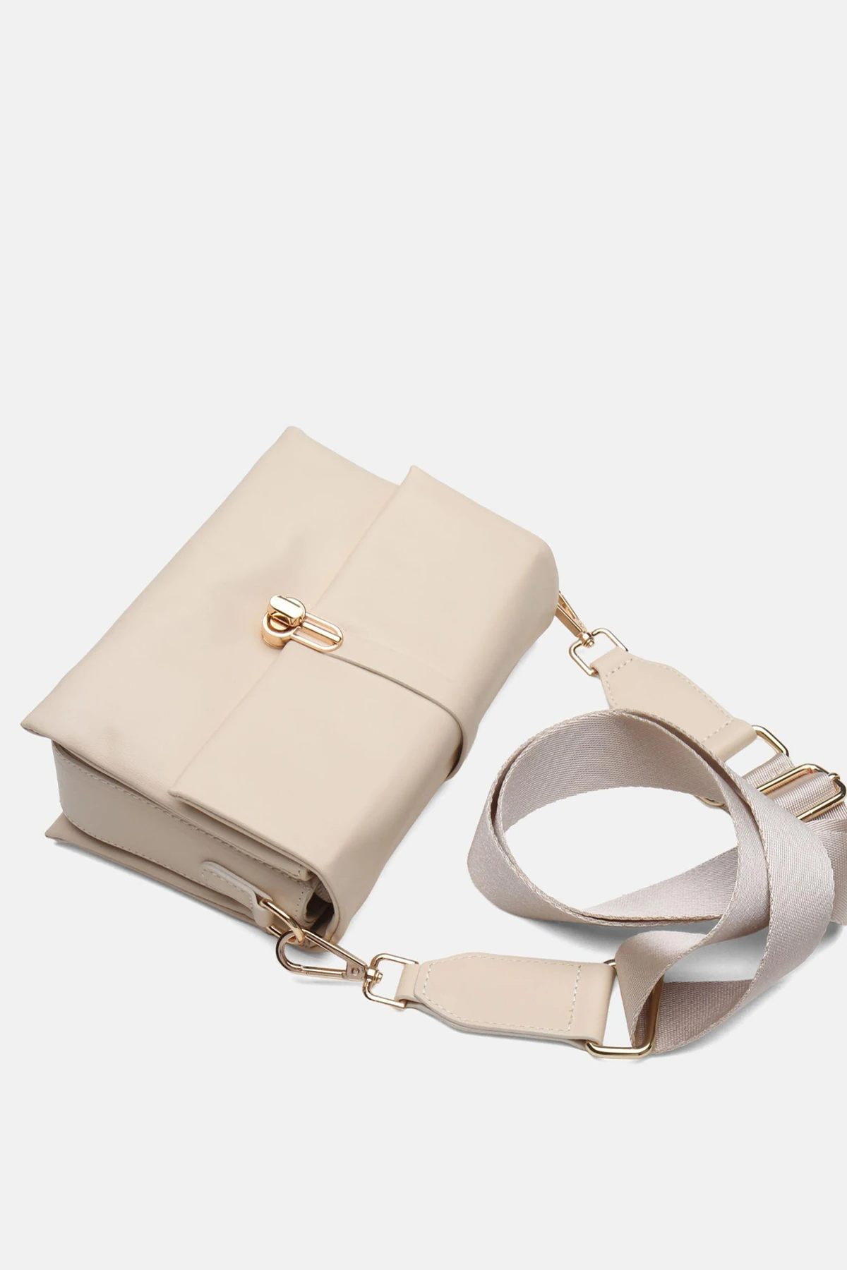 Yeni Sezon Vexa Kadın Omuz Çantası - Krem