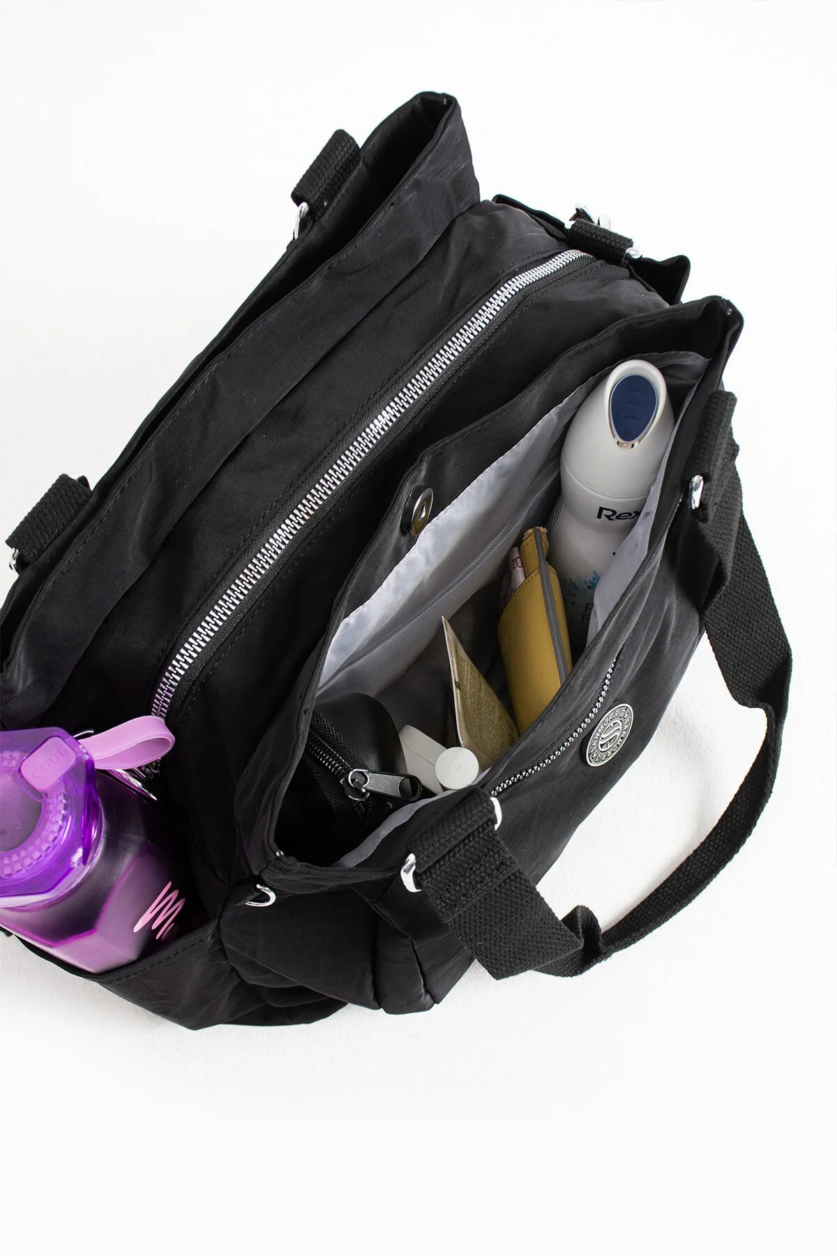 5 Gözlü Suya Dayanıklı Çapraz Askılı El ve Omuz Çantası