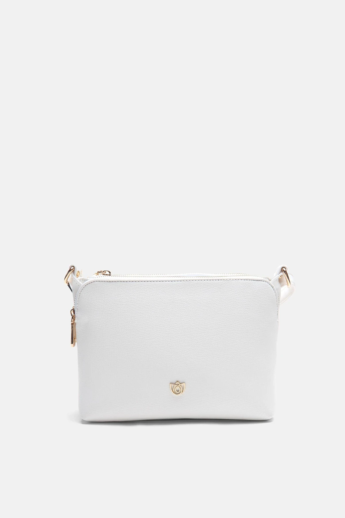 Ayarlanabilir Askılı Vil Kadın El ve Omuz Çantası - Beyaz