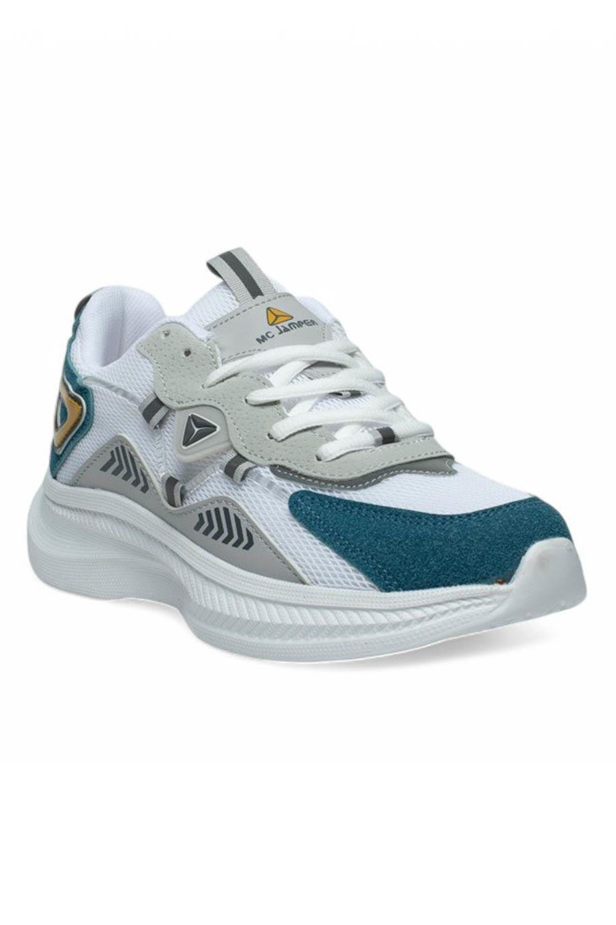 Anorak Kadın Sneaker Günlük Yürüyüş Spor Ayakkabı - Beyaz-Mavi