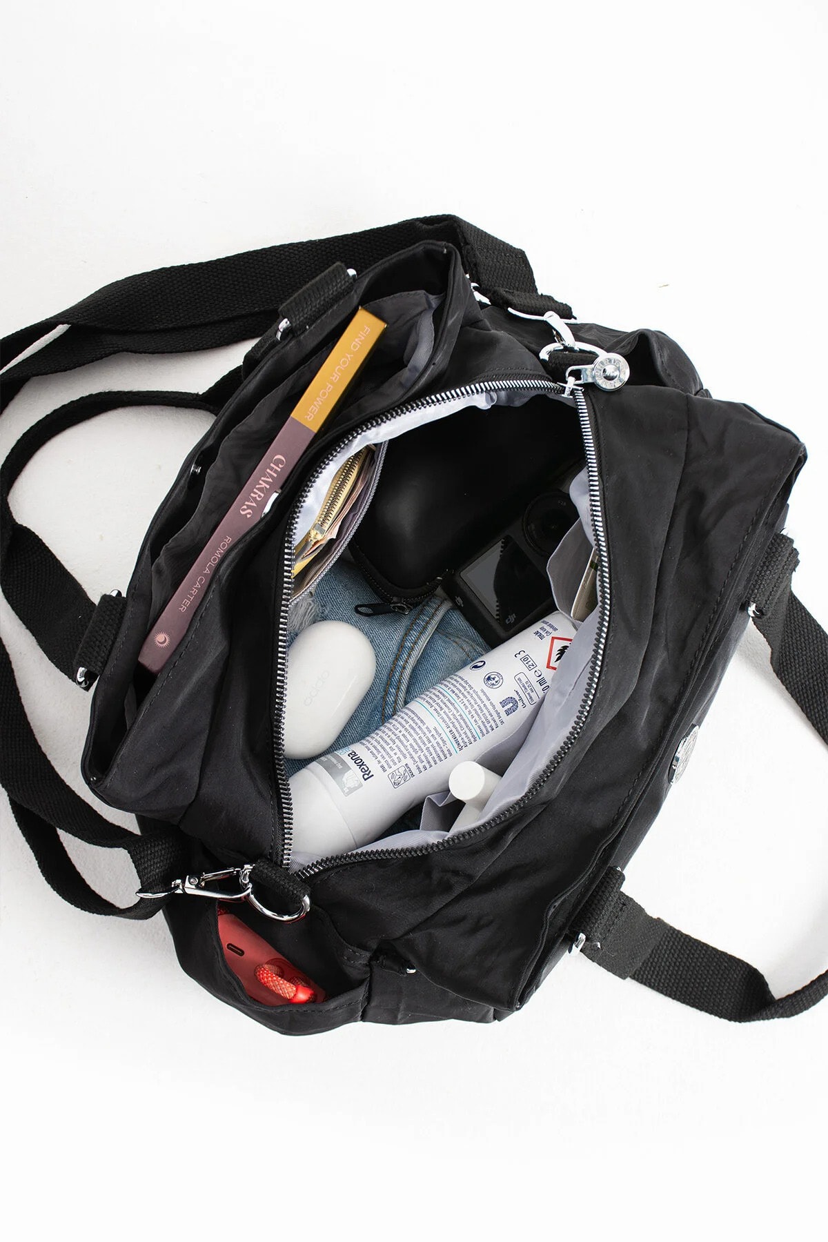 5 Gözlü Suya Dayanıklı Çapraz Askılı El ve Omuz Çantası