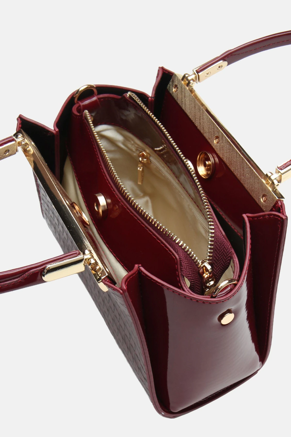 Timsah Desen Rubrisa Kadın El ve Omuz Çantası