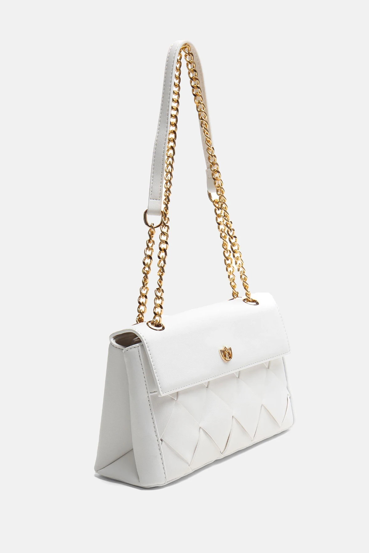 Dört Mevsim Ruven Kadın Omuz Çantası - Beyaz