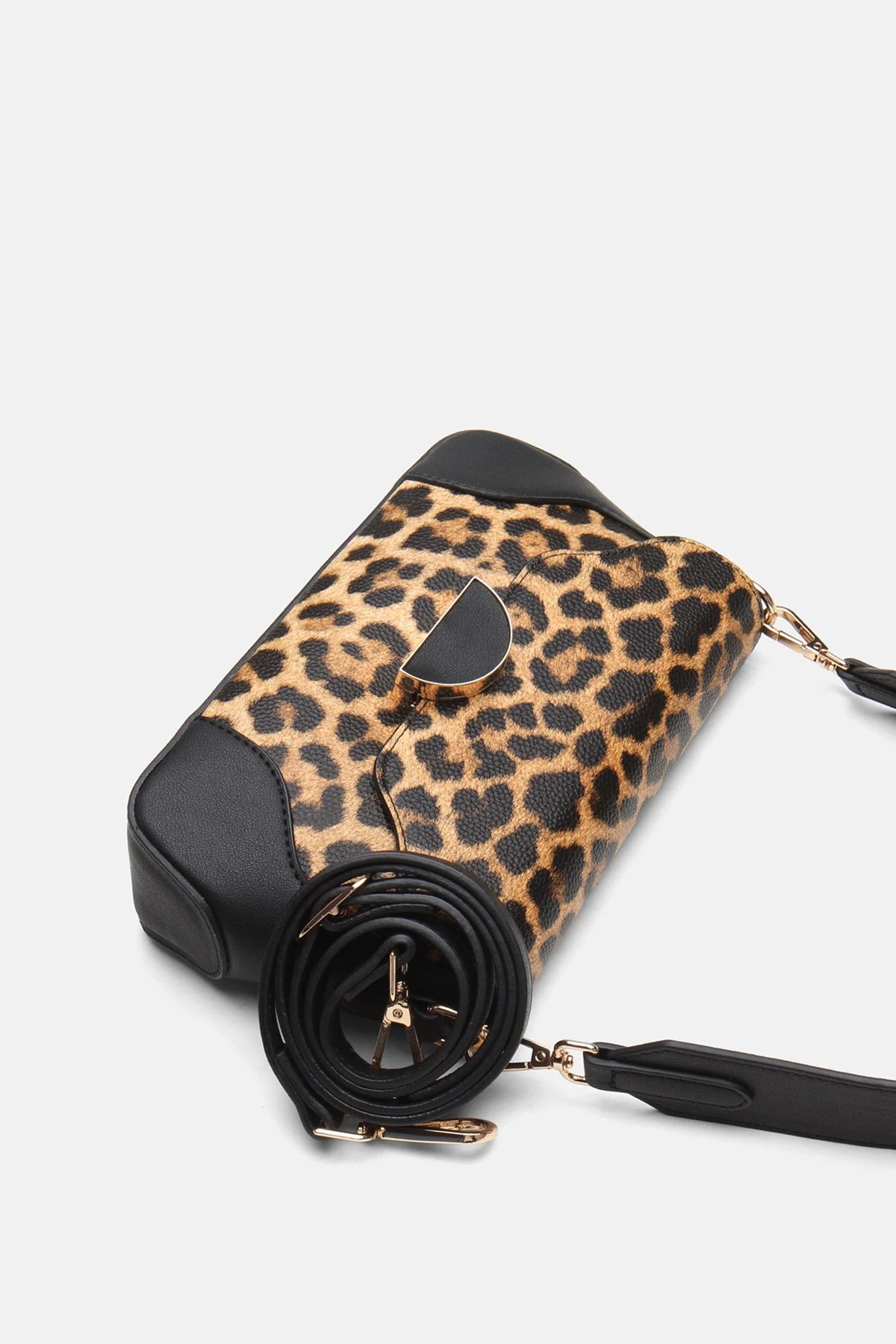 Günlük Kullanım Sienna Kadın Omuz Çantası - Leopar