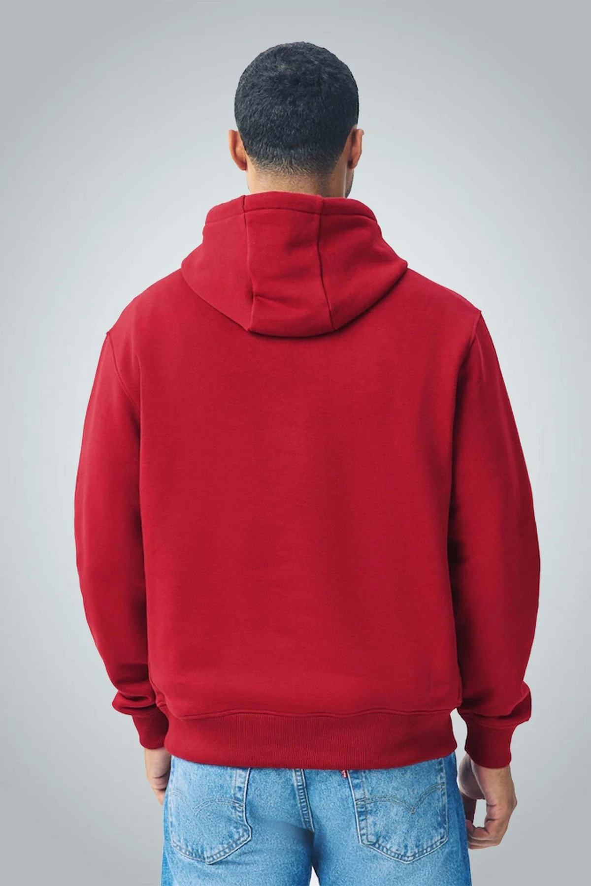 3 İplik Kapüşonlu Erkek Sweatshirt