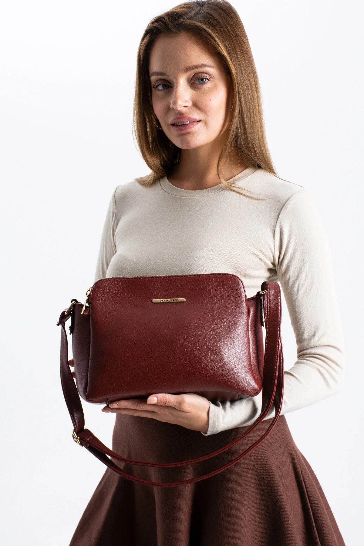 Günlük 3 Bölmeli Ayarlanabilir Askılı Çapraz Çanta