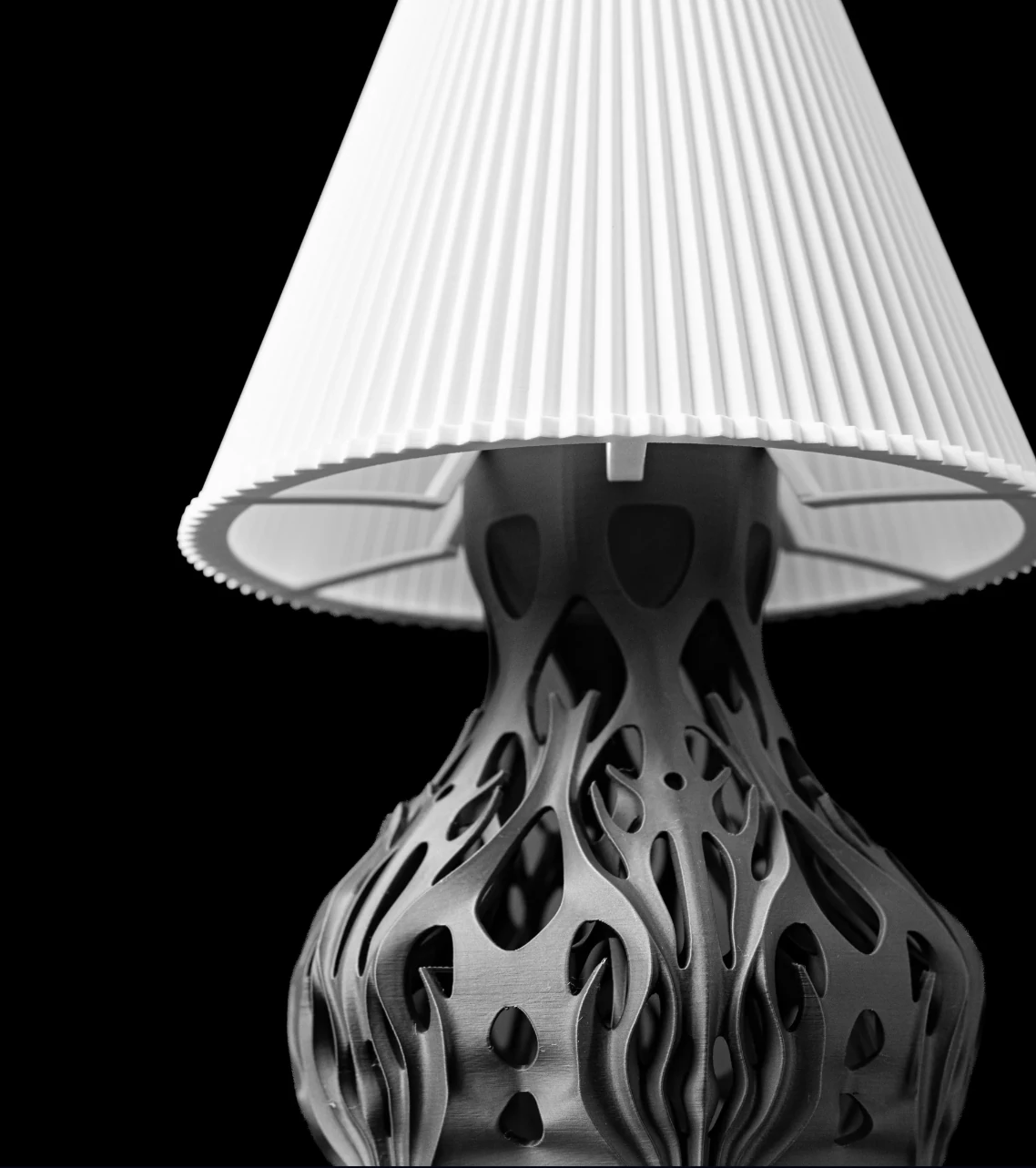 Flutter Masa Lambası 02-Zarif Modern Dekoratif Aydınlatma Abajur