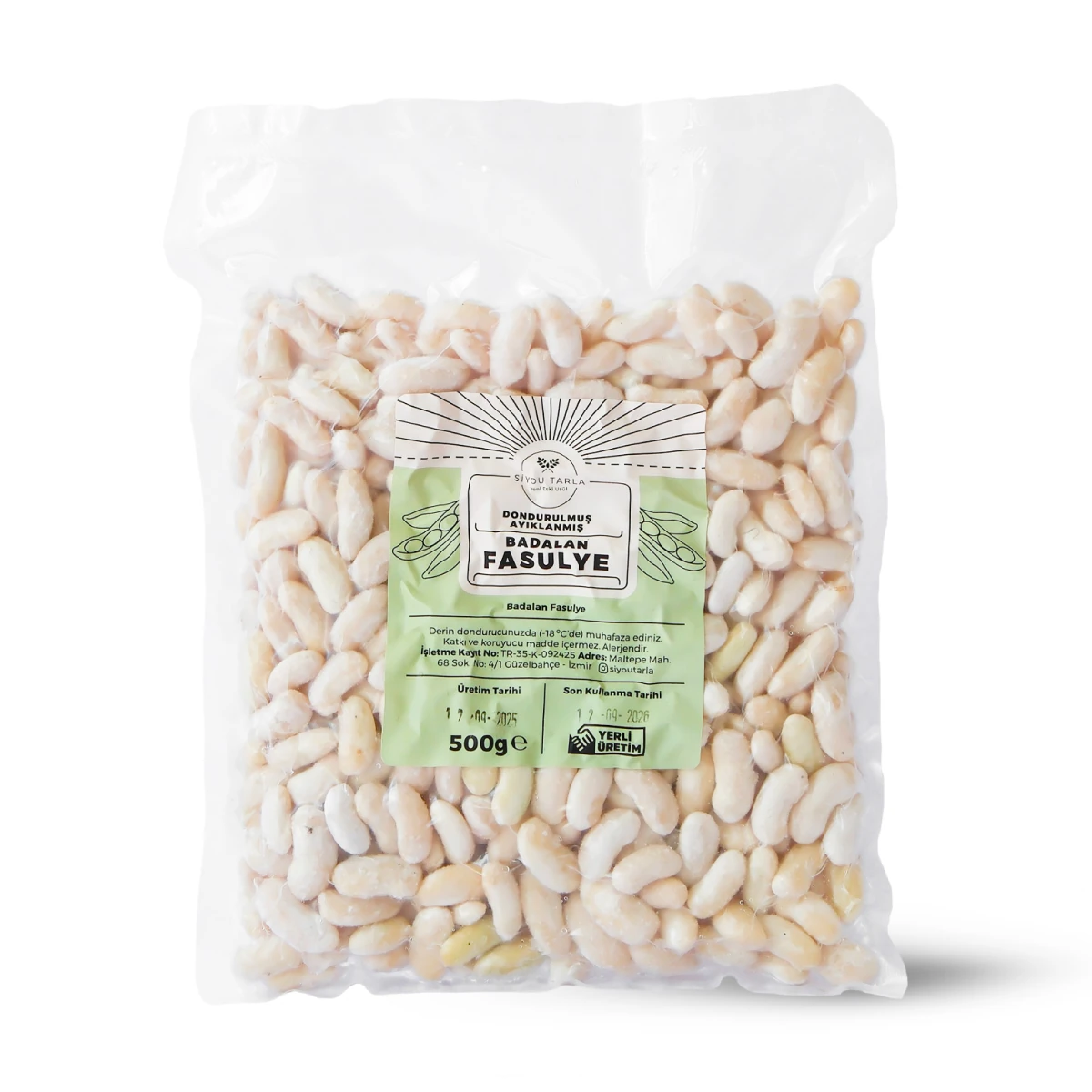 Dondurulmuş Badalan Fasulye
