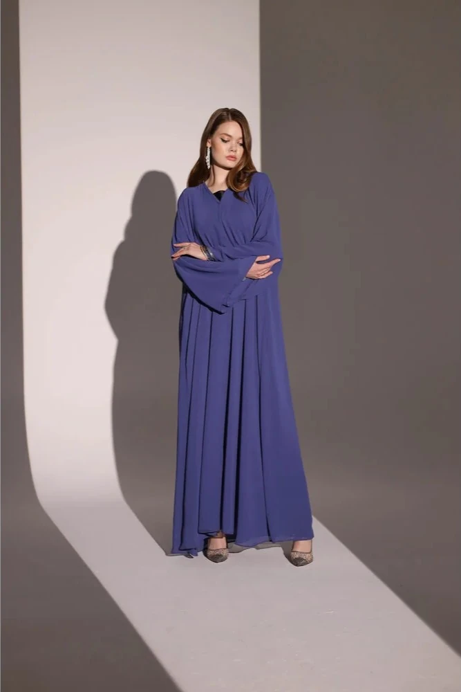 Mor Salaş Düz Abaya