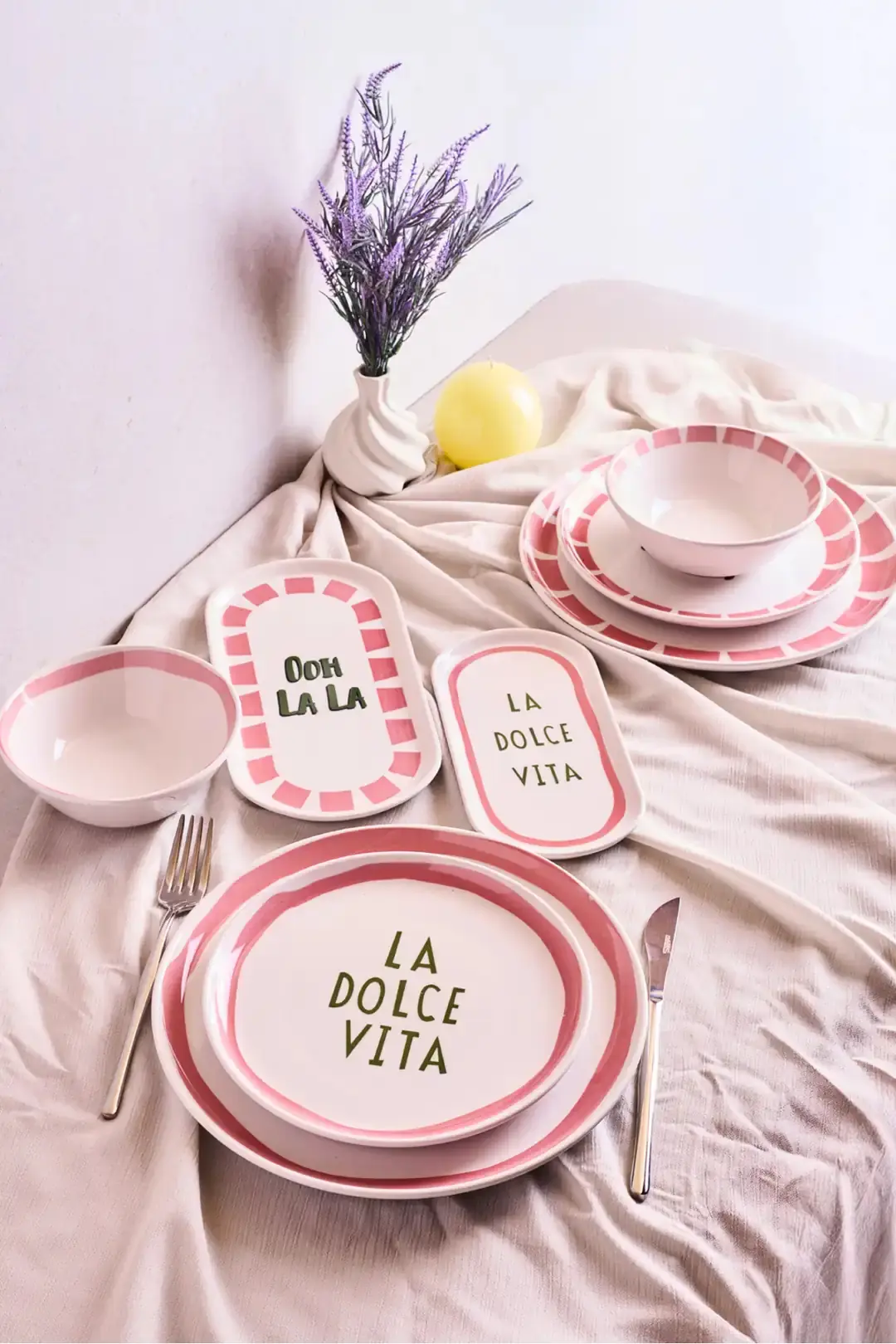 La Dolce Vita 8 Parça 2 Kişilik Yemek Takımı