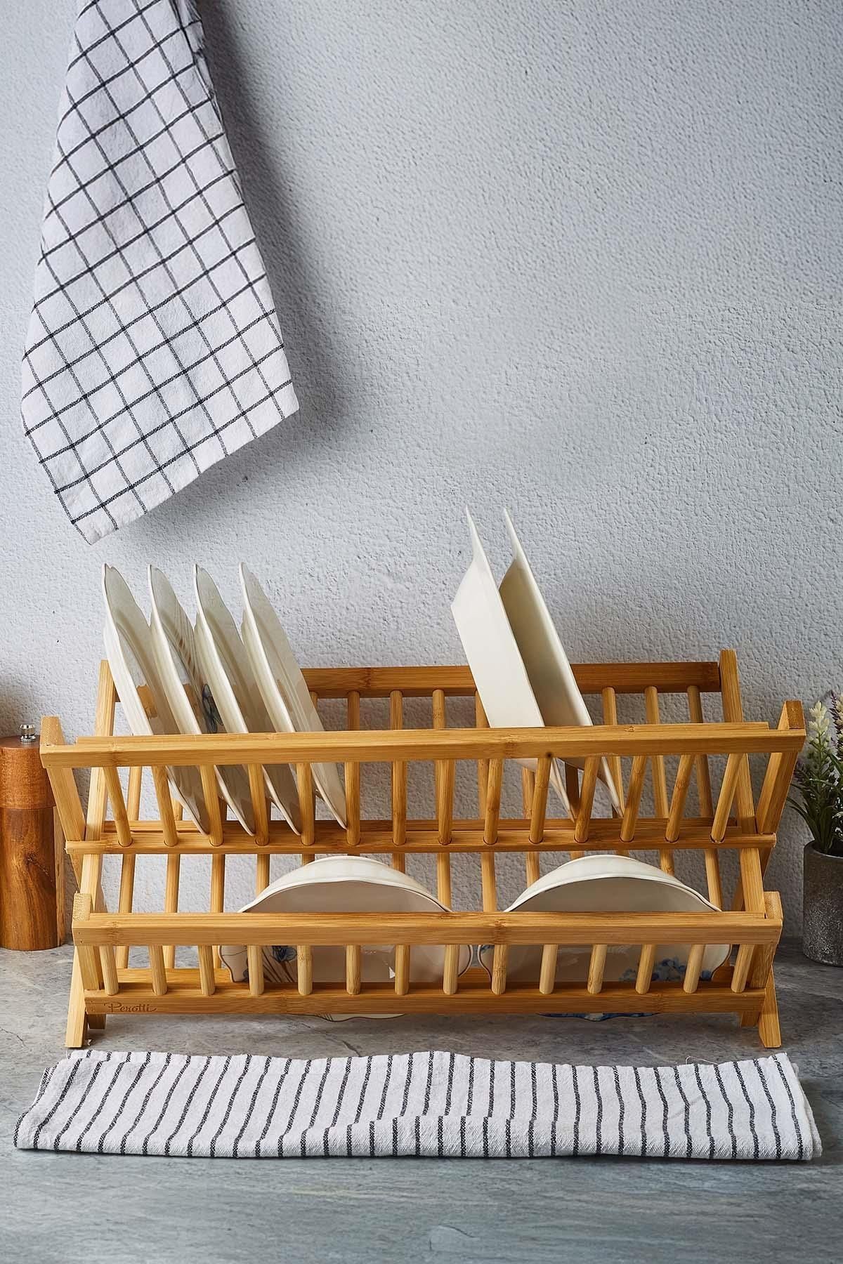 Nello Pro Bambu Bulaşıklık Tabaklık