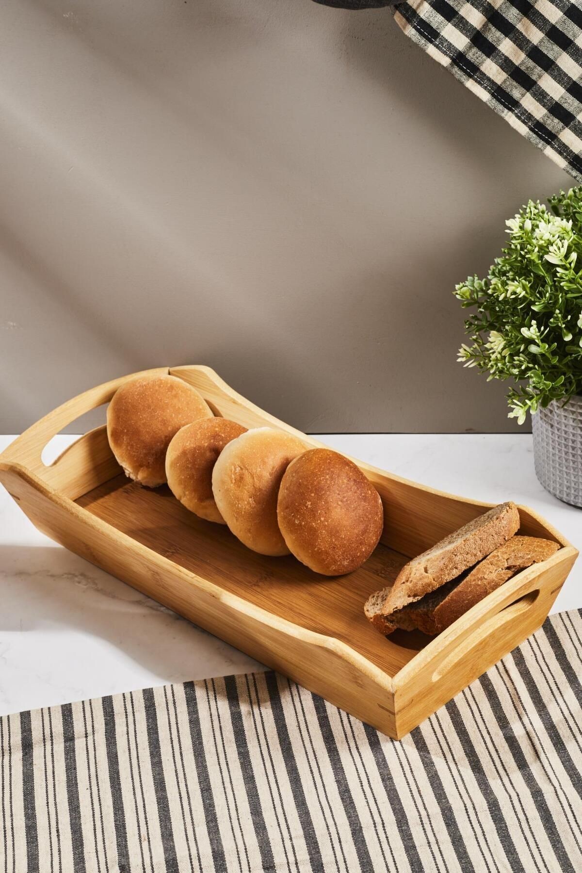 Bamboo Orta Ekmeklik 40*18*8Cm