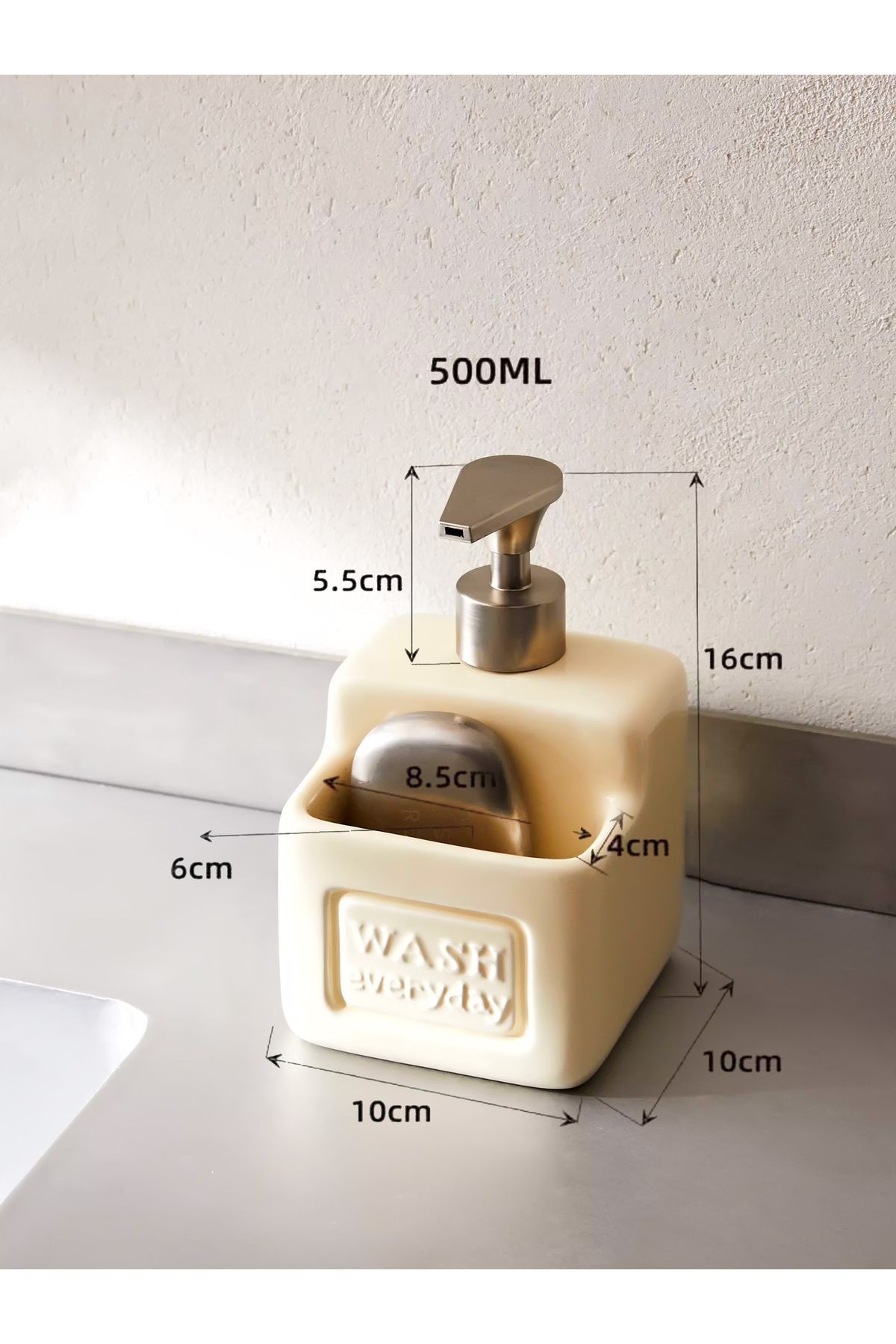 Ashton Grey Sıvı Sabunluk 500 ml