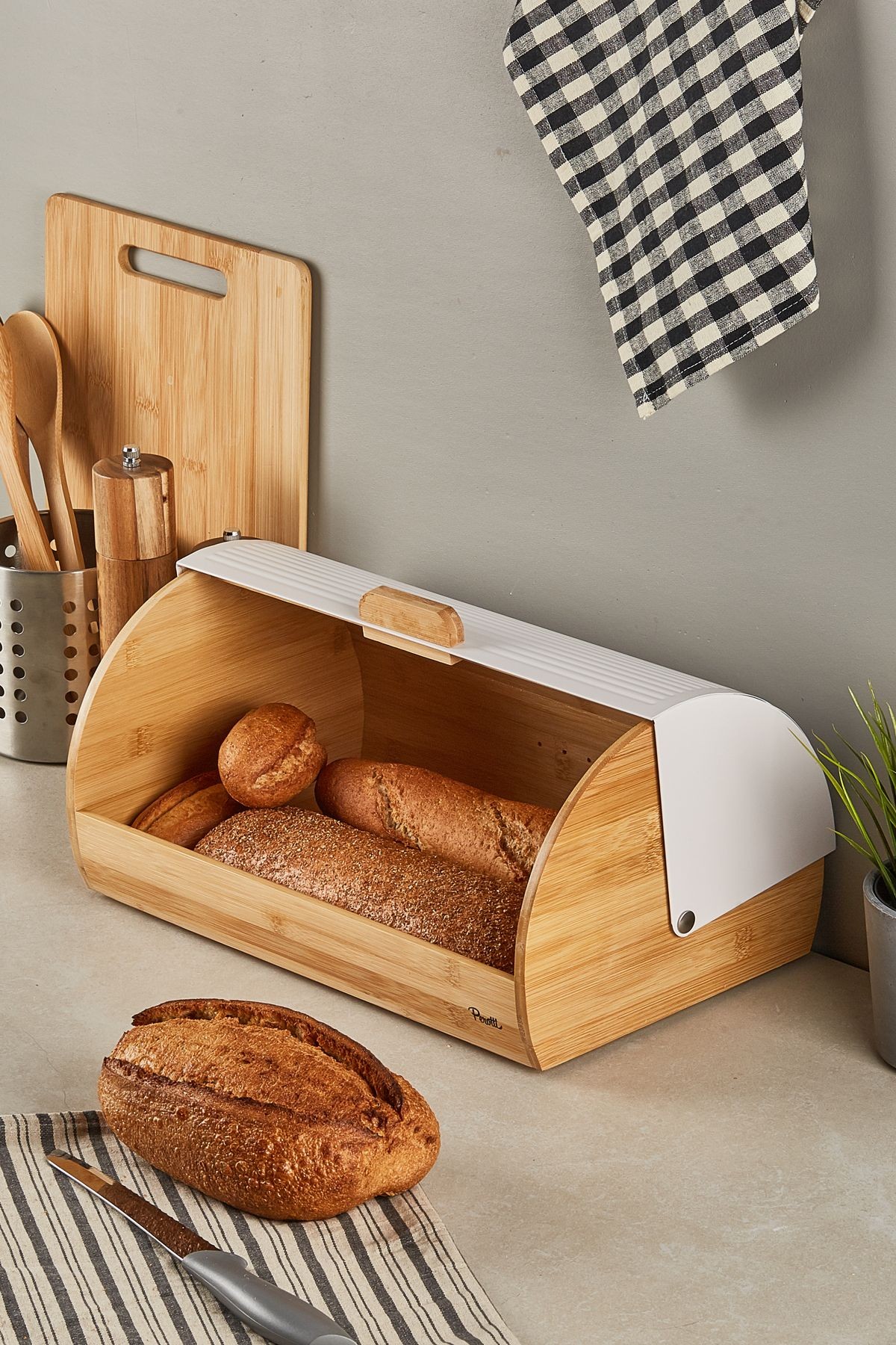 Clemento Bambu Ekmek Dolabı