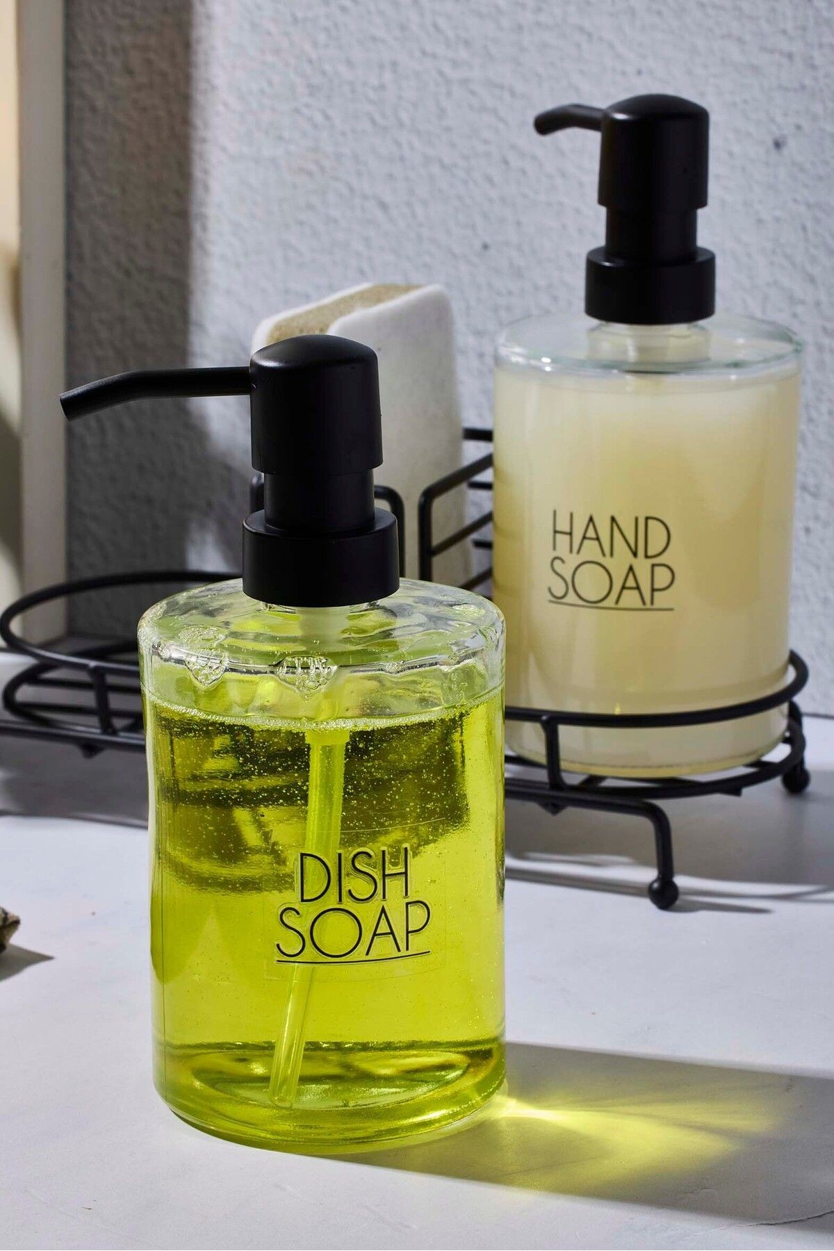 Soapy Standlı 2 Li Sıvı Sabunluk