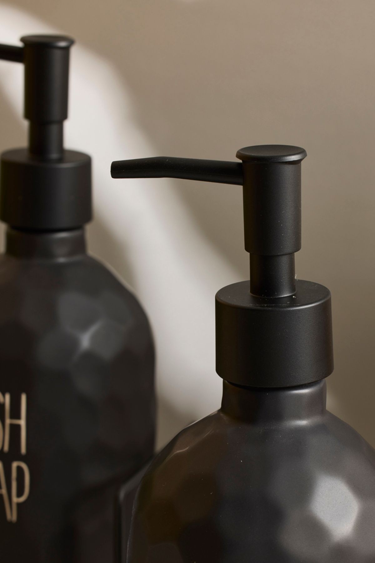 Sapone Black 2'li Standlı Sabunluk