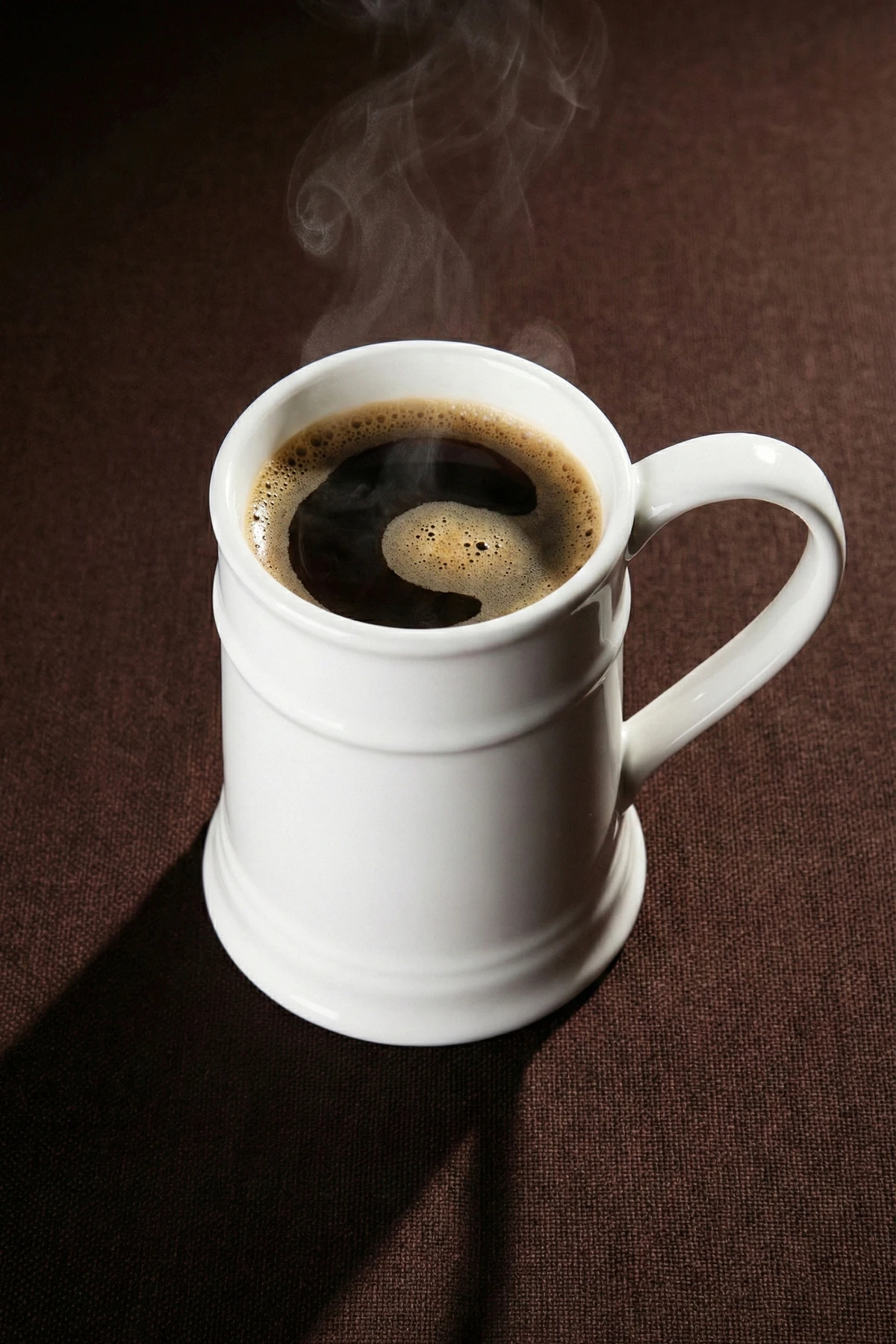 Pure Tankard 4'lü Saf Beyaz Porselen 230 ml Kupa Seti