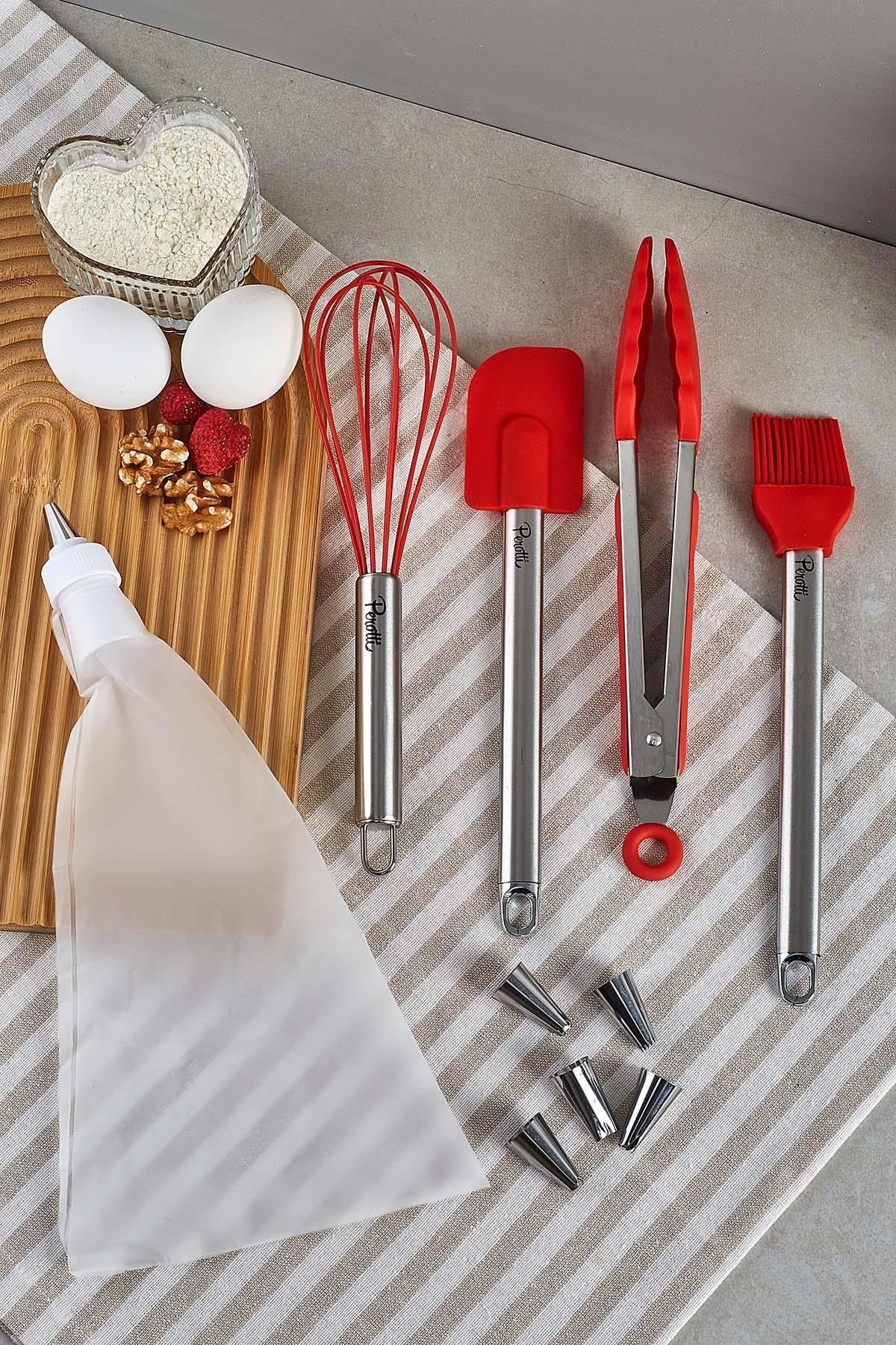 Cake Red 10 Parça Pasta Servis Seti