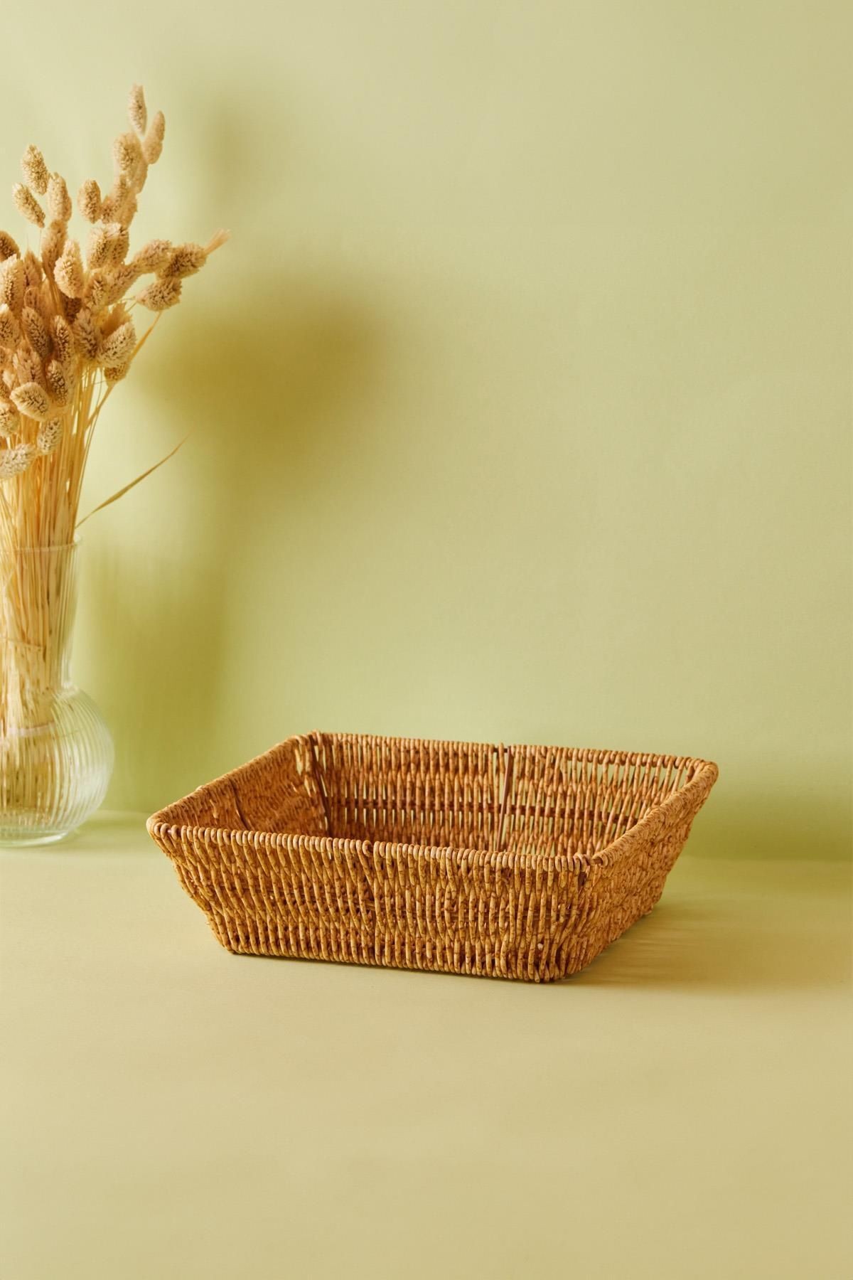 Picnic Hasır Ekmek Sepeti