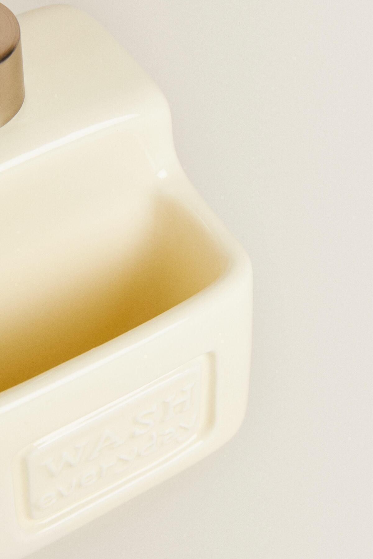 Ashton Beige Porselen Sıvı Sabunluk 500 ml