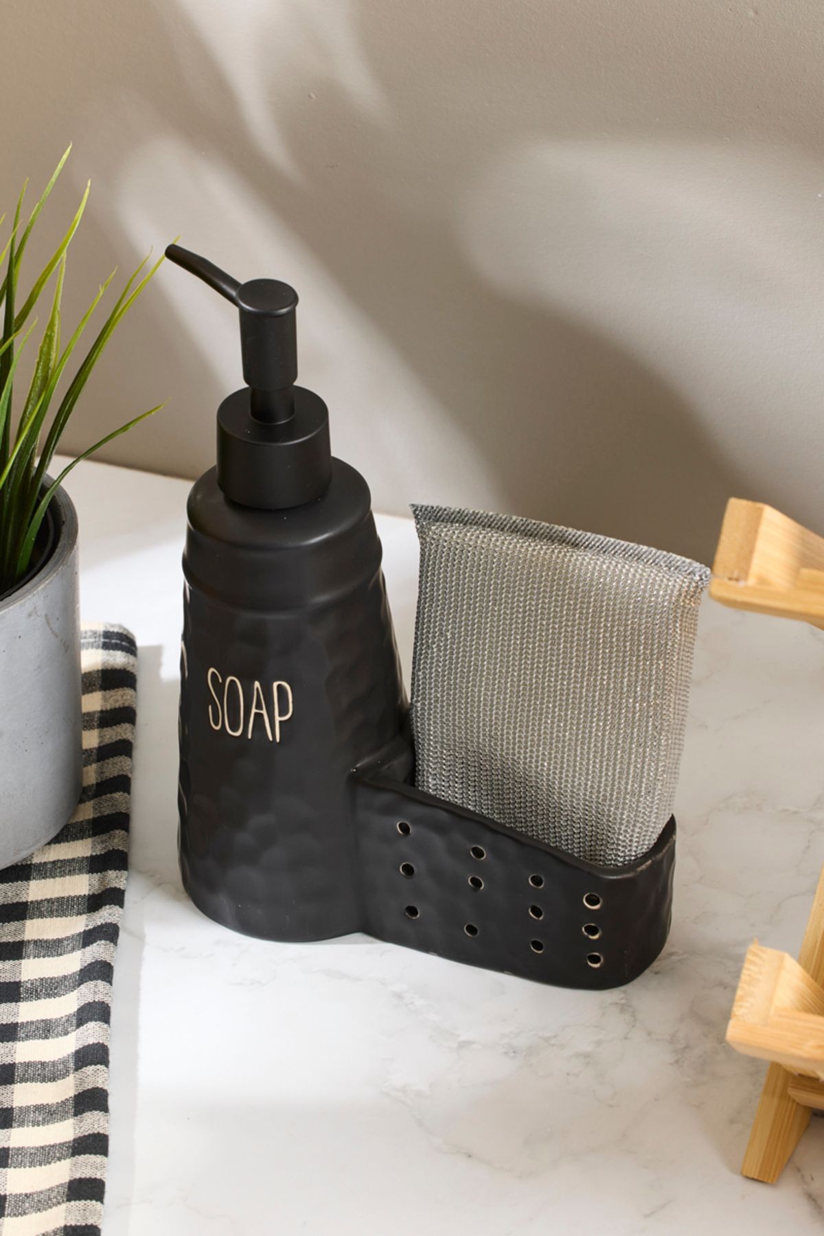 Sapone Black Süngerlikli Sabunluk