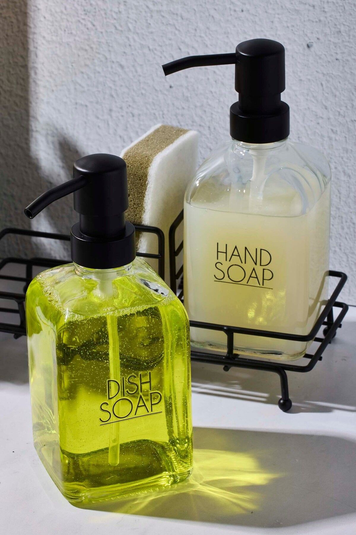 Soapy Standlı 2 Li Sıvı Sabunluk