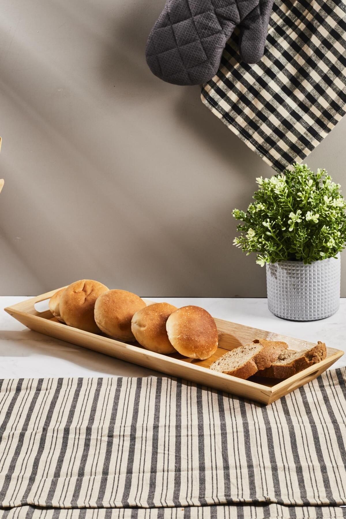 Bamboo Büyük Ekmeklik 50*16*4Cm