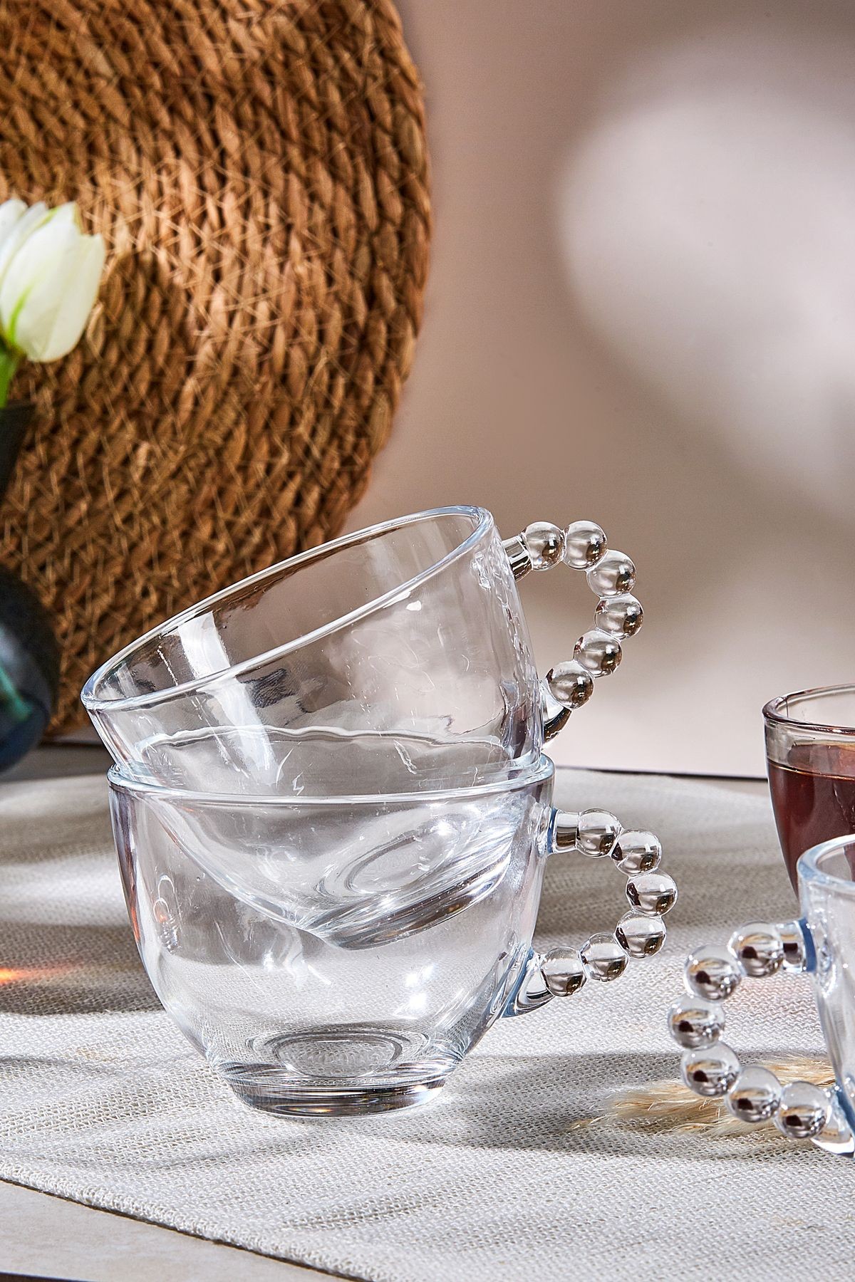 Boncukbağı 6'lı 200ml Cam Çay Fincanı- 14872