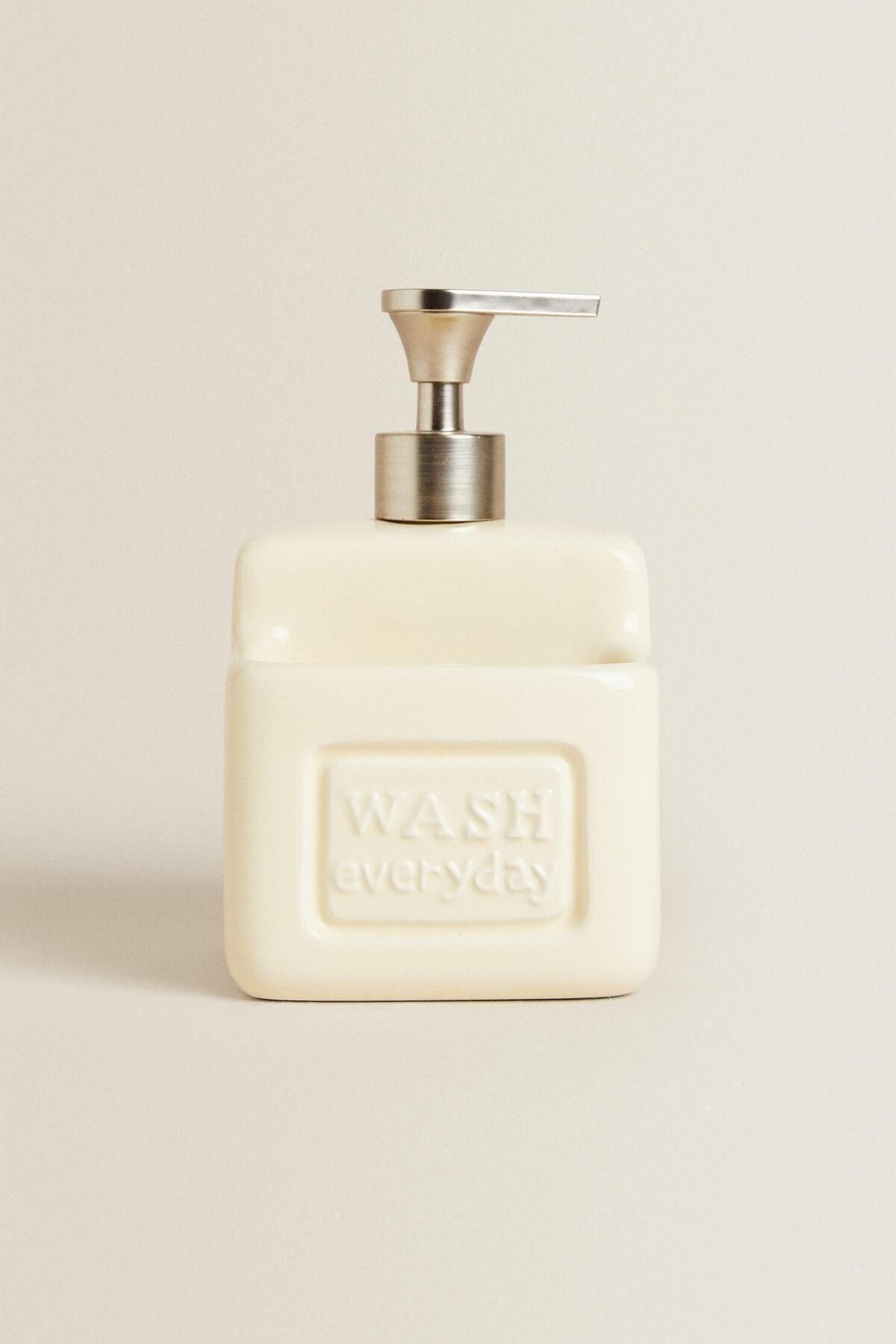 Ashton Beige Porselen Sıvı Sabunluk 500 ml