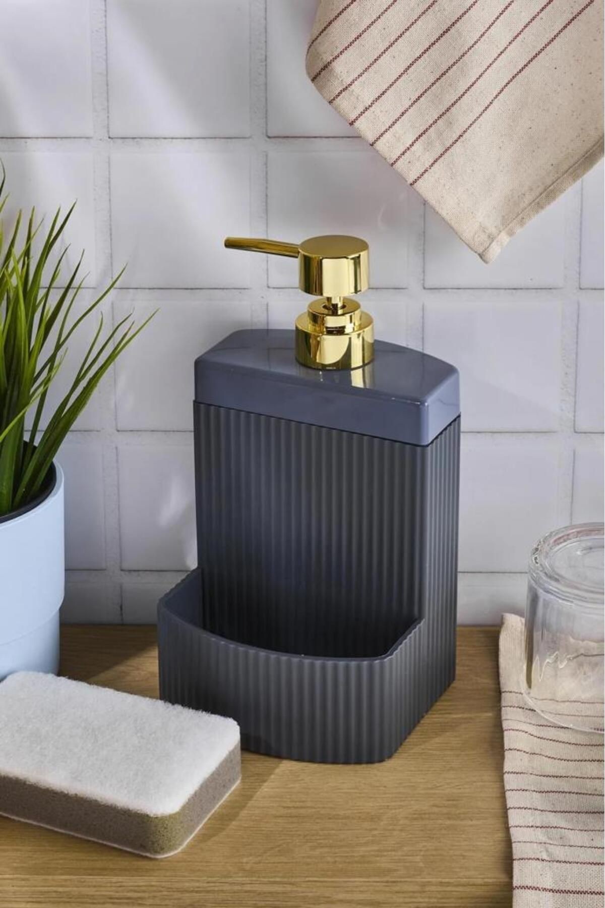 Kelly Sıvı Sabunluk Siyah 540 ml 16508