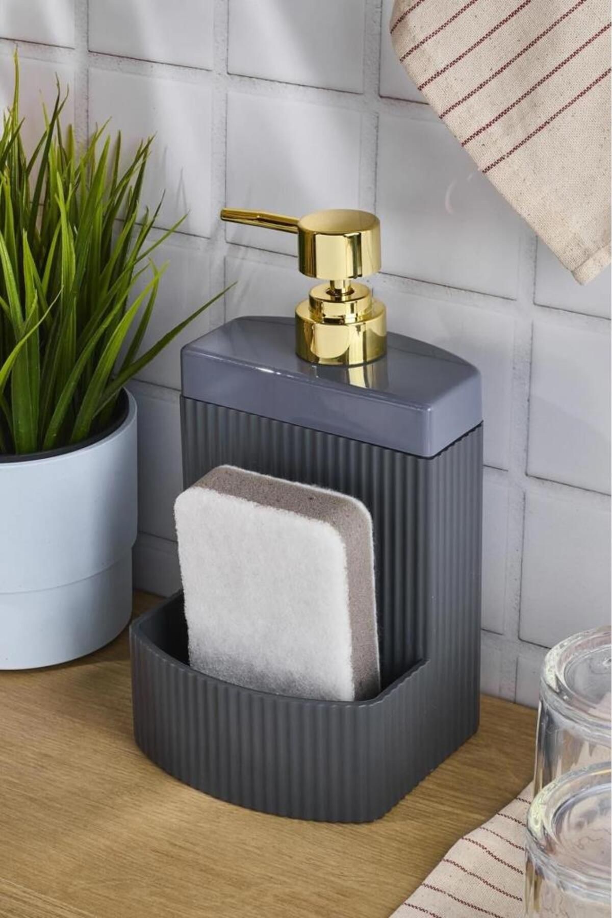 Kelly Sıvı Sabunluk Siyah 540 ml 16508