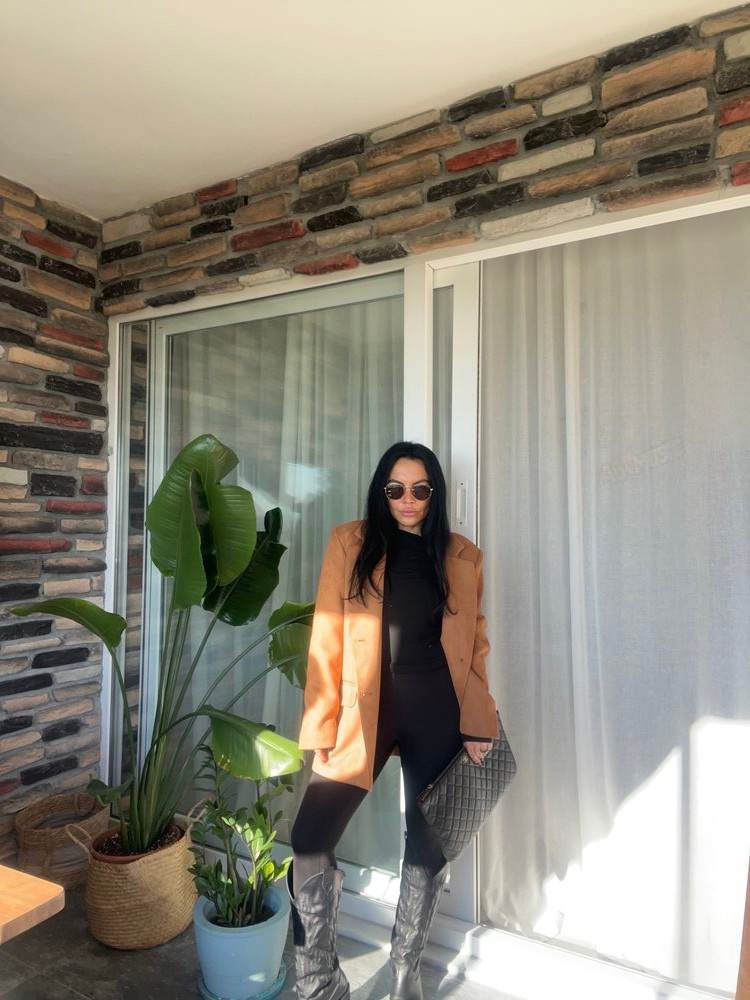 Premium Süet Blazer Ceket 