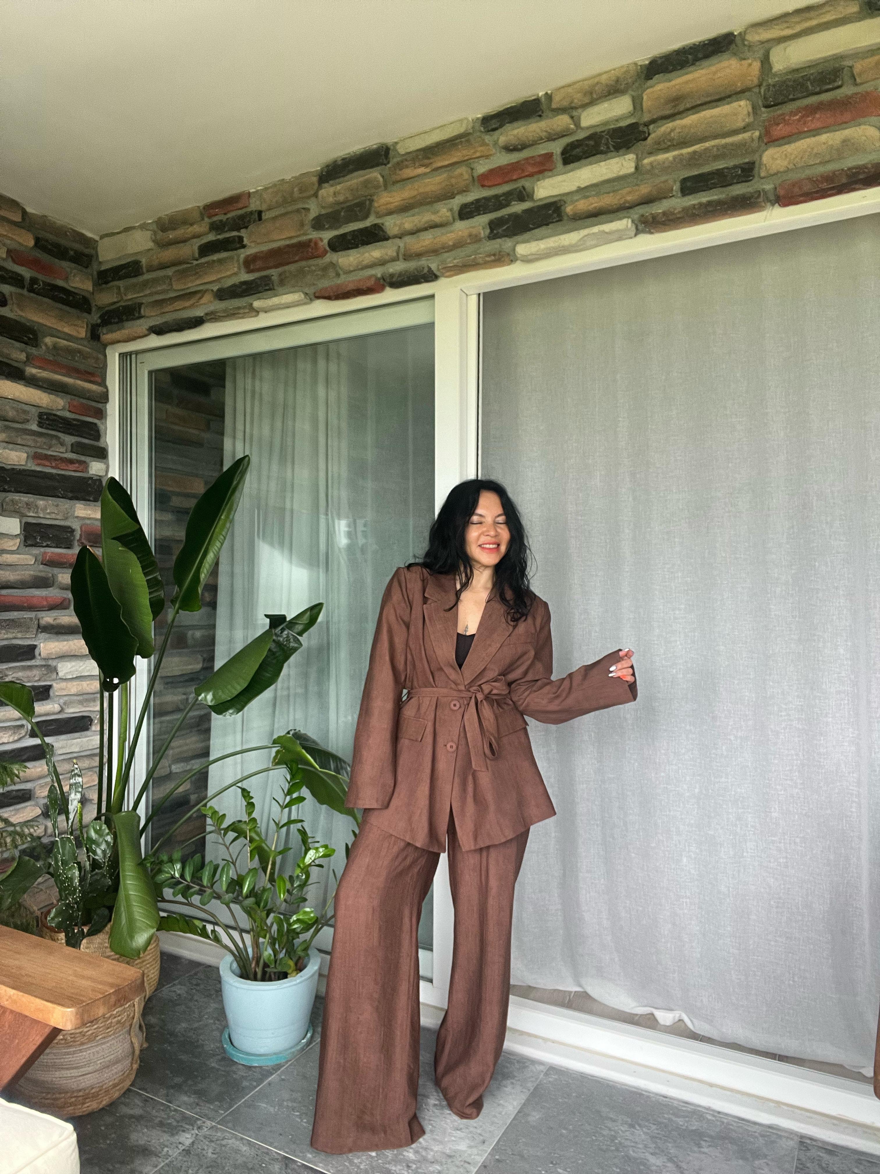 Kuşaklı Blazer Ceket